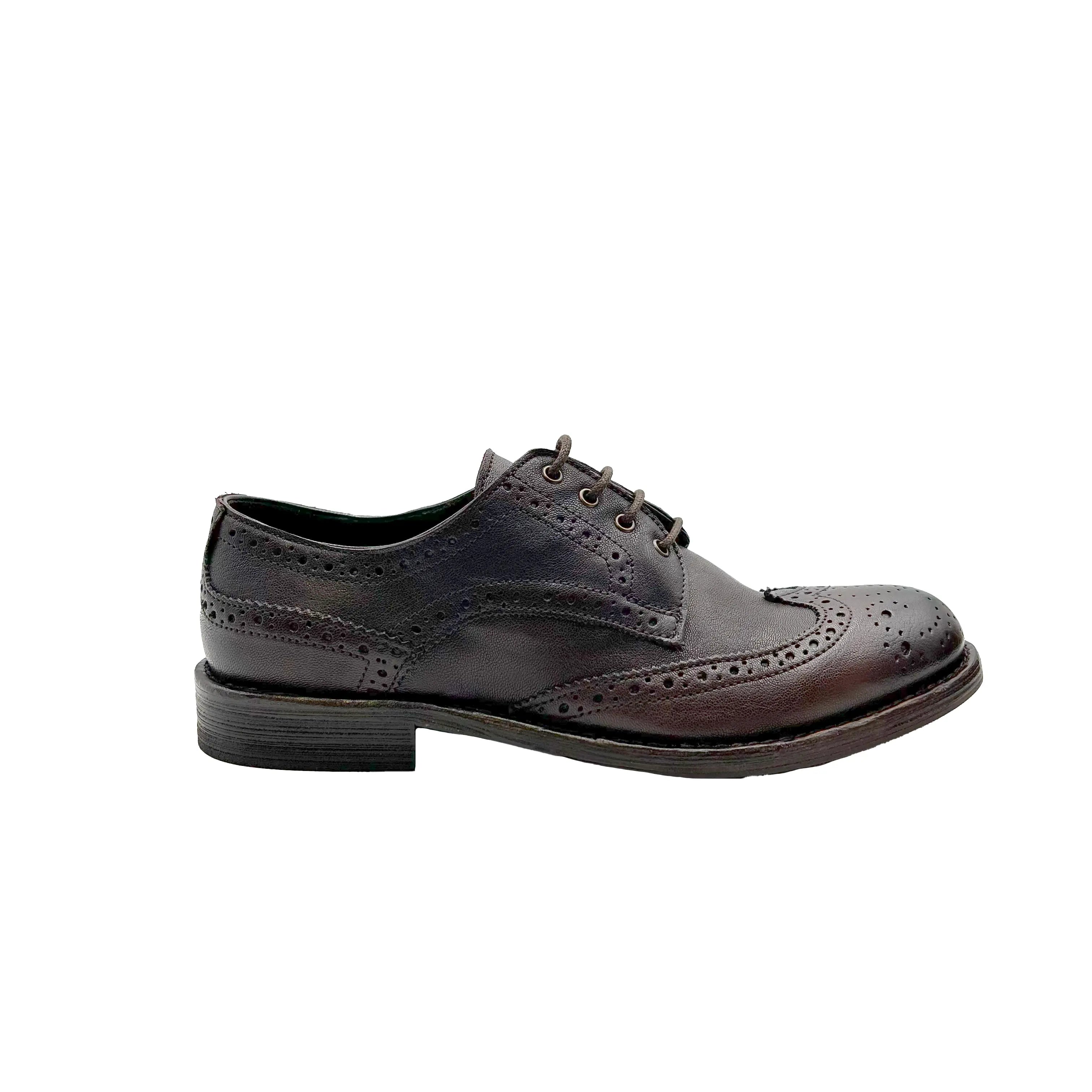 Sandro Barbera Stone Wax 18225 derby donna moro brogue