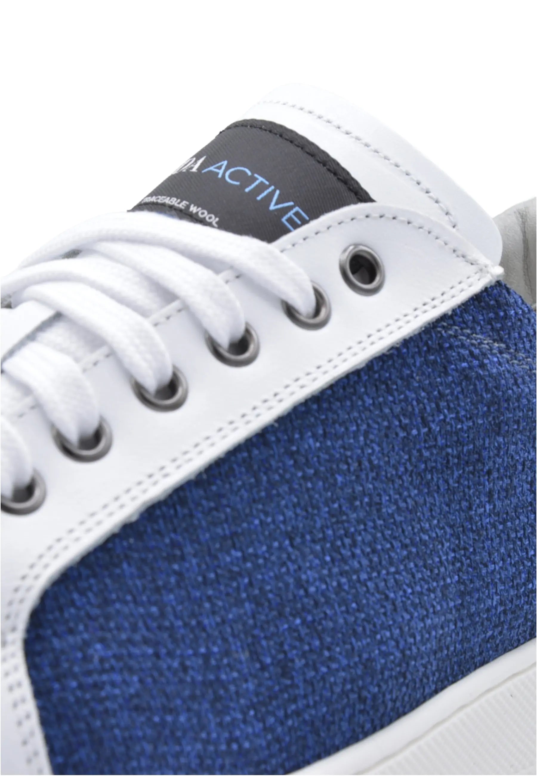 Sandro Barbera Wooly Jumper Sky Sneaker Uomo Biancoblu Lana