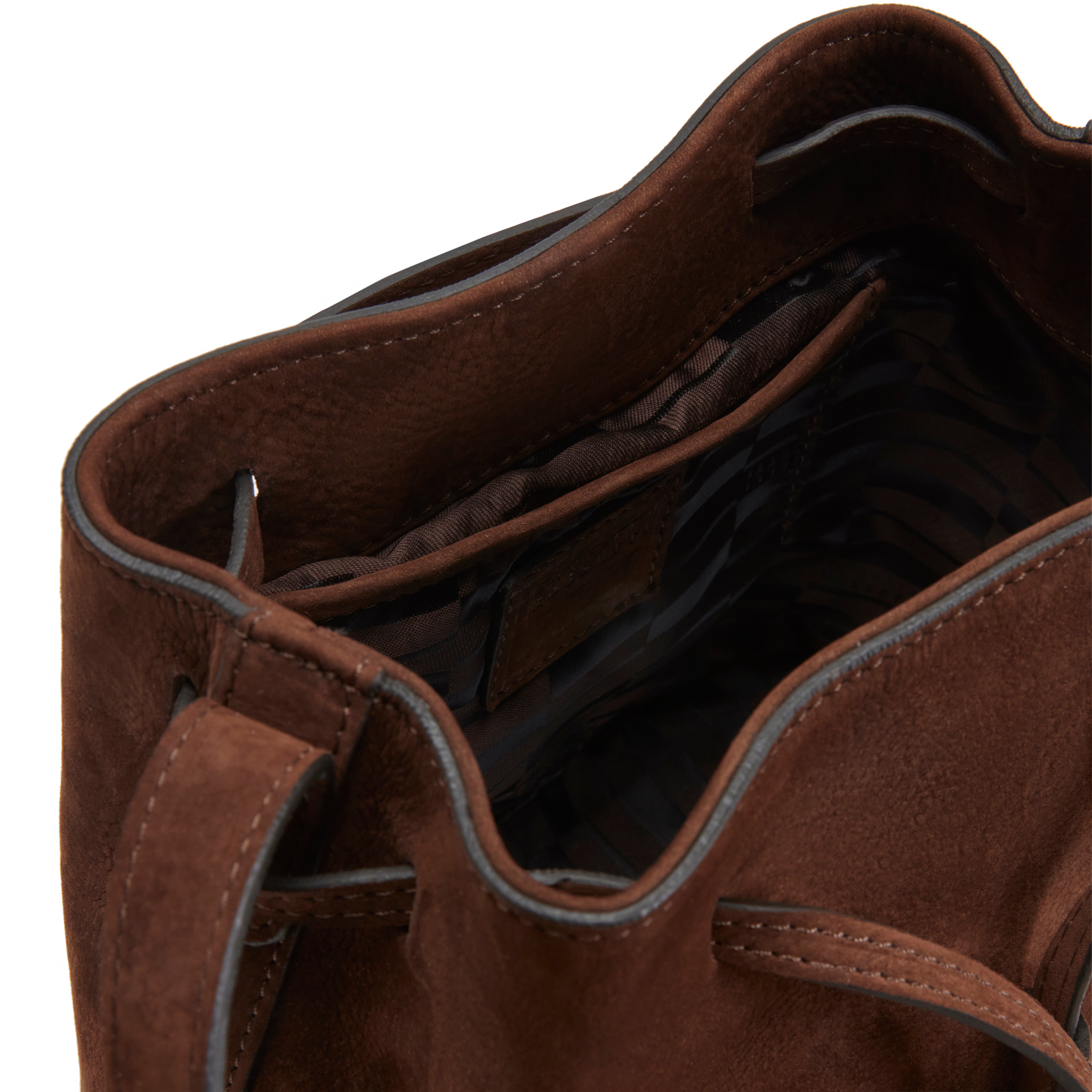 F.lli Rossetti 84730 borsa secchiello nabuk castagna