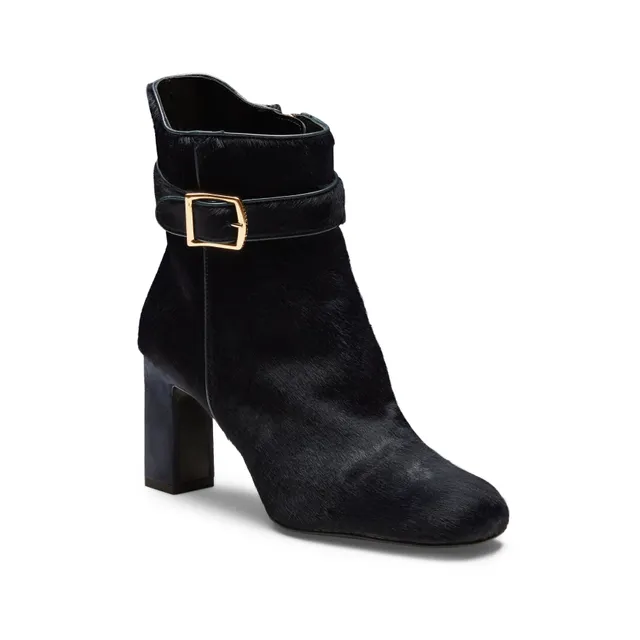 F.lli Rossetti stivaletto donna marine pelle tacco 90 fibbia