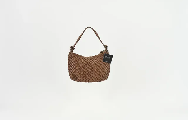 Sandro Barbera 2034 borsa intreccio cuoio 23x18x5 cm