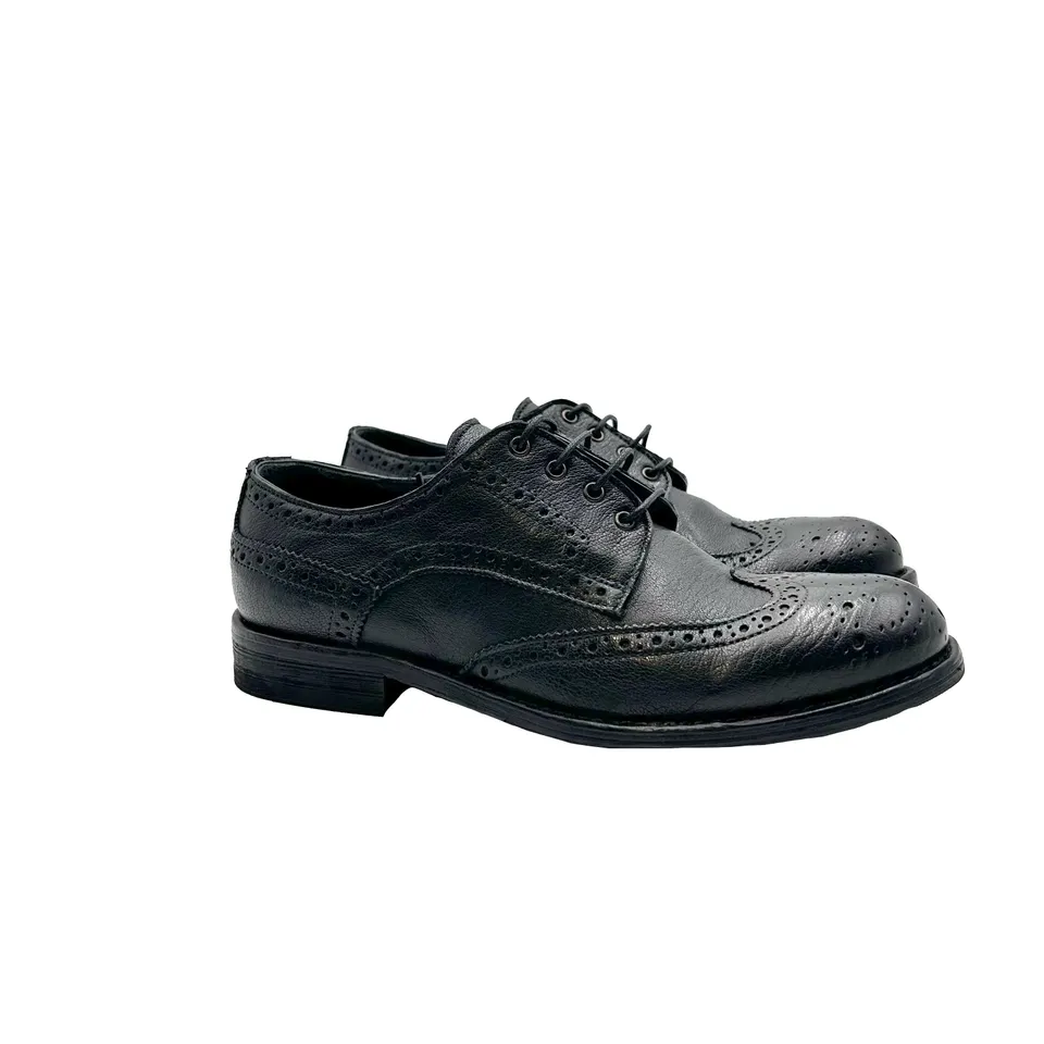 Sandro Barbera Stone Wax 18225 derby donna nero