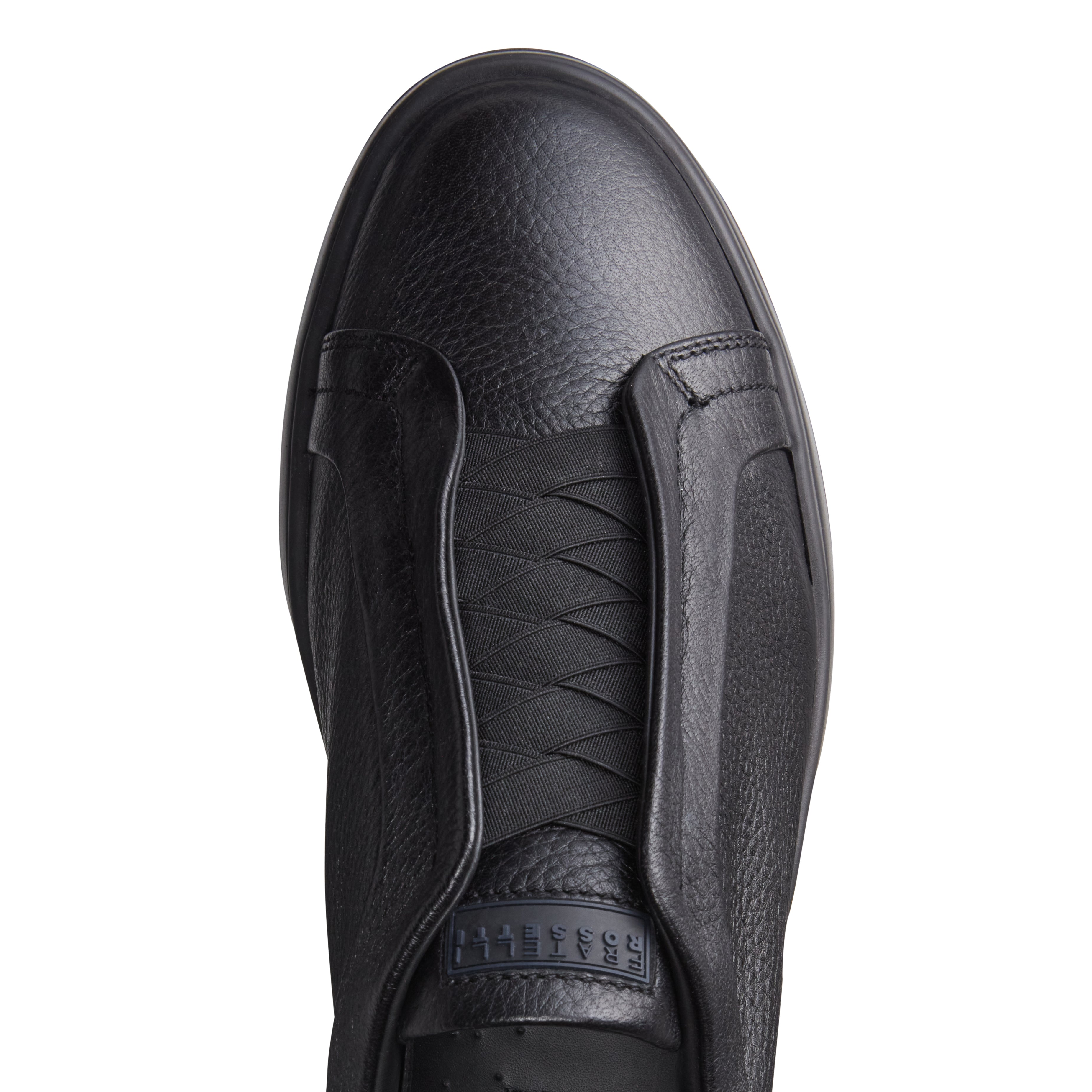 F.lli Rossetti 46839 Sneaker Pelle Nera Elastici Uomo