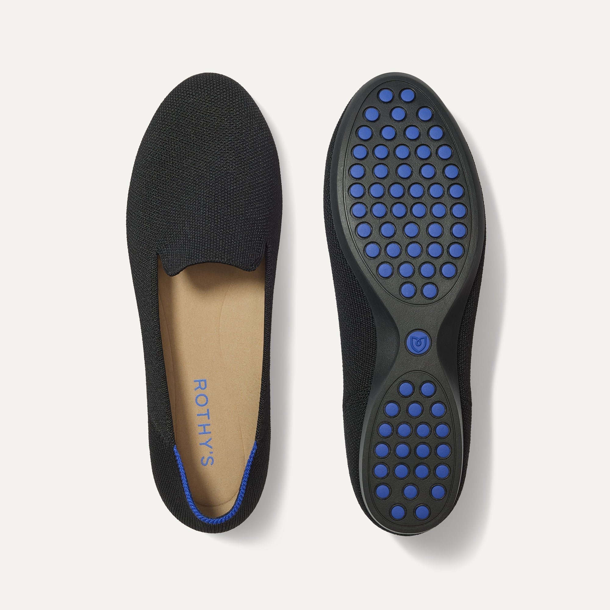 Rothy's The Daily Loafer mocassini Black Zig Zag comodi