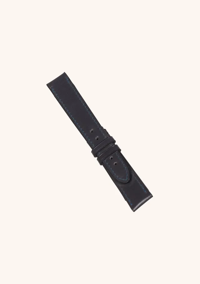 Stefano Bemer Watch Straps cinturino pelle grigia turchese