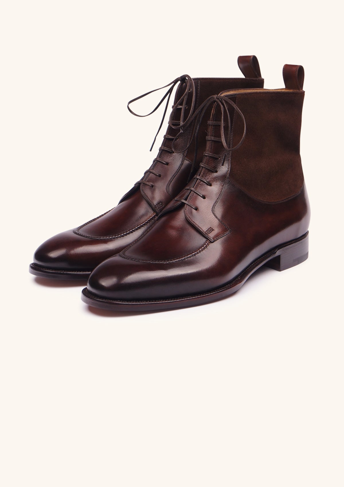 Stefano Bemer C7800 stivali derby pelle marrone
