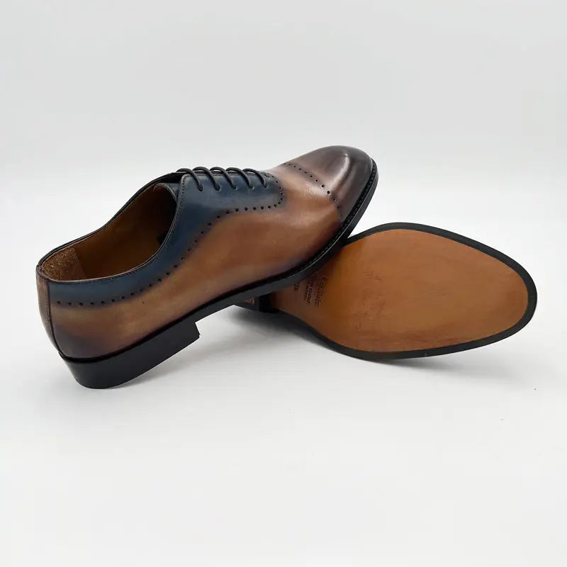 Sandro Barbera Tinte a Mano 33209 Oxford Uomo Marrone Pelle