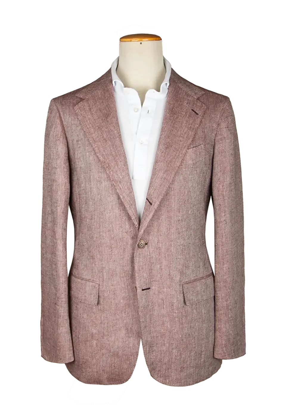 Stefano Bemer Blazers giacca lino rosé spigata SV2103