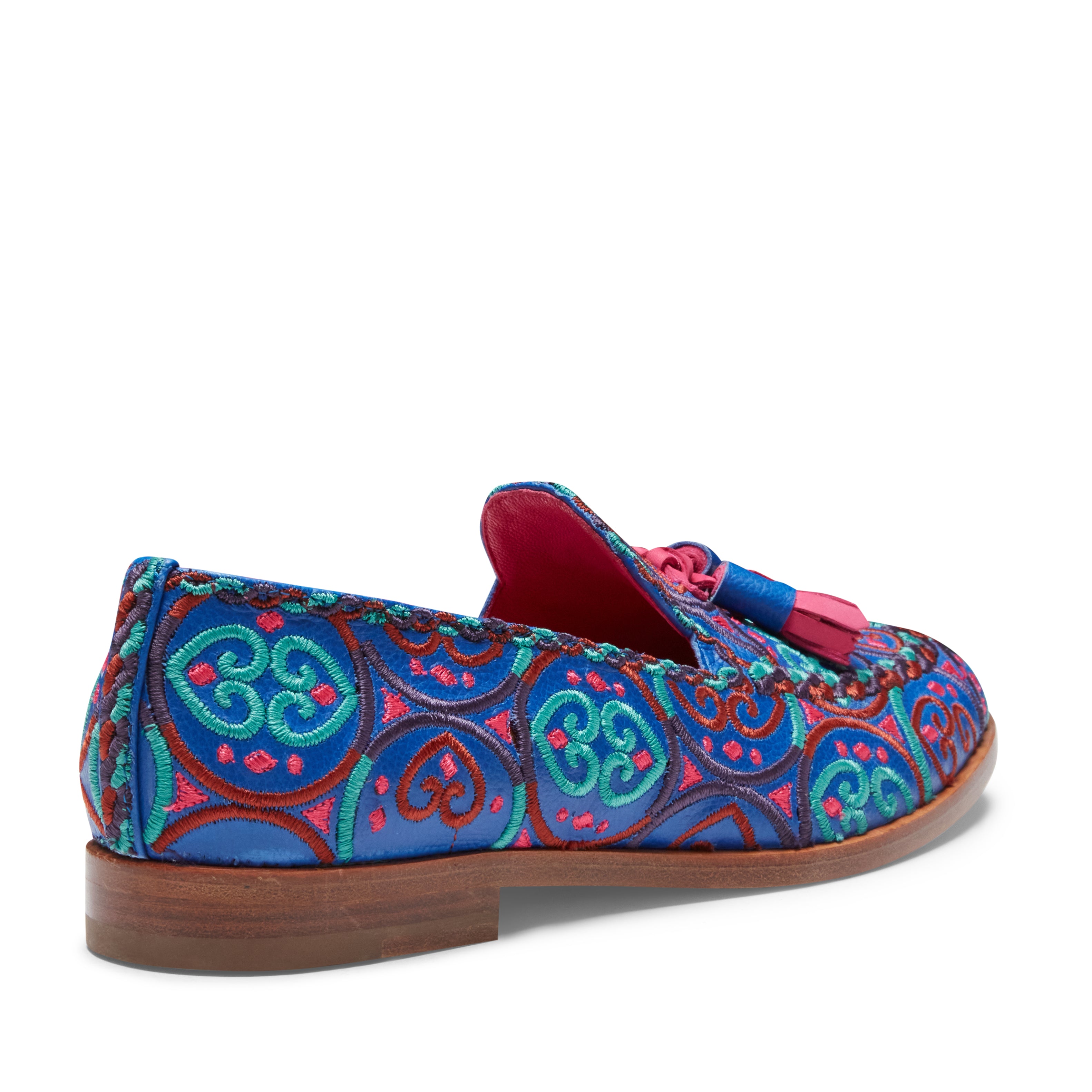 F.lli Rossetti Brera Mocassino Donna Blucina Ricamo