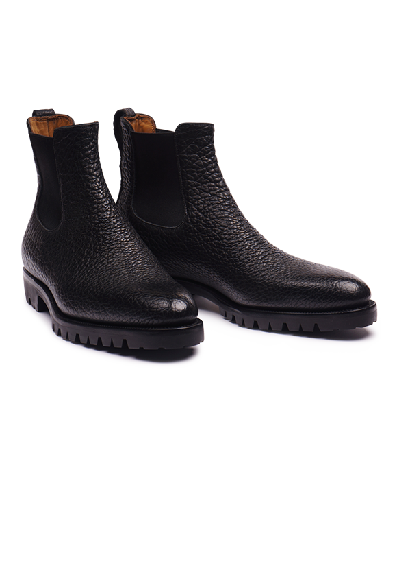 Stefano Bemer Boots C7905V2 stivali chelsea nero bisonte