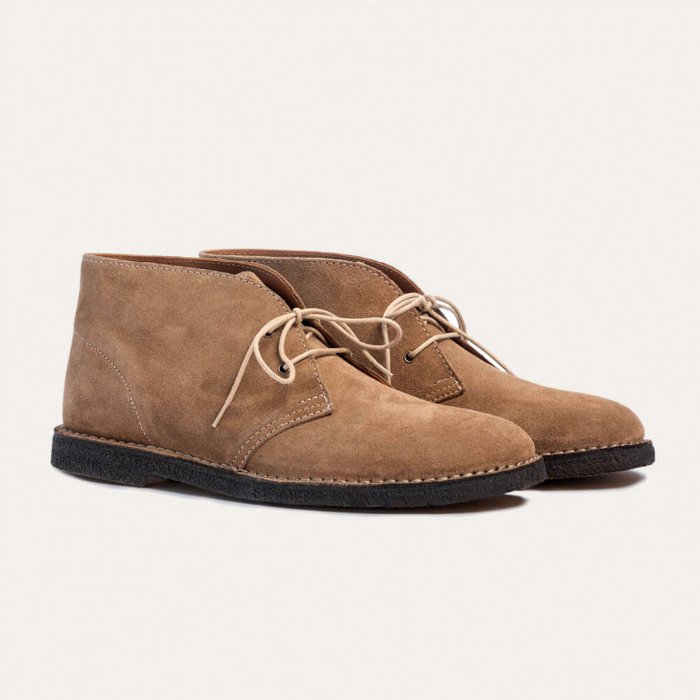 Dellovo Cardon desert boot camoscio cognac