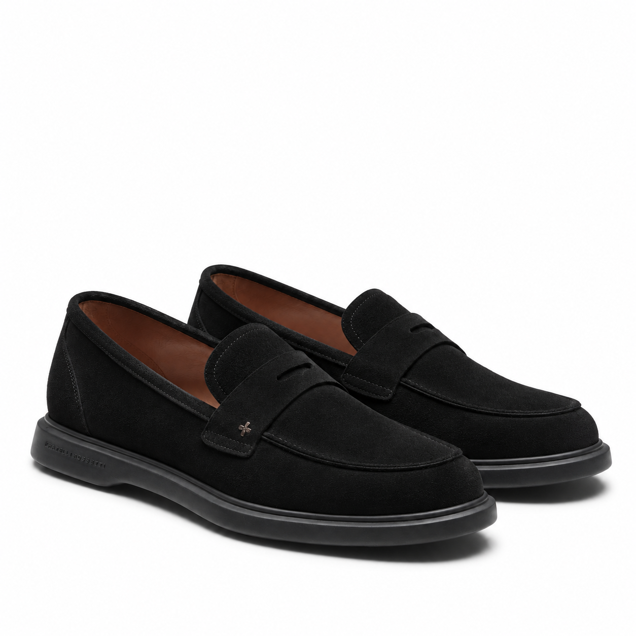 F.lli Rossetti 67806 Mocassino Donna Nero Scamosciato Fascetta