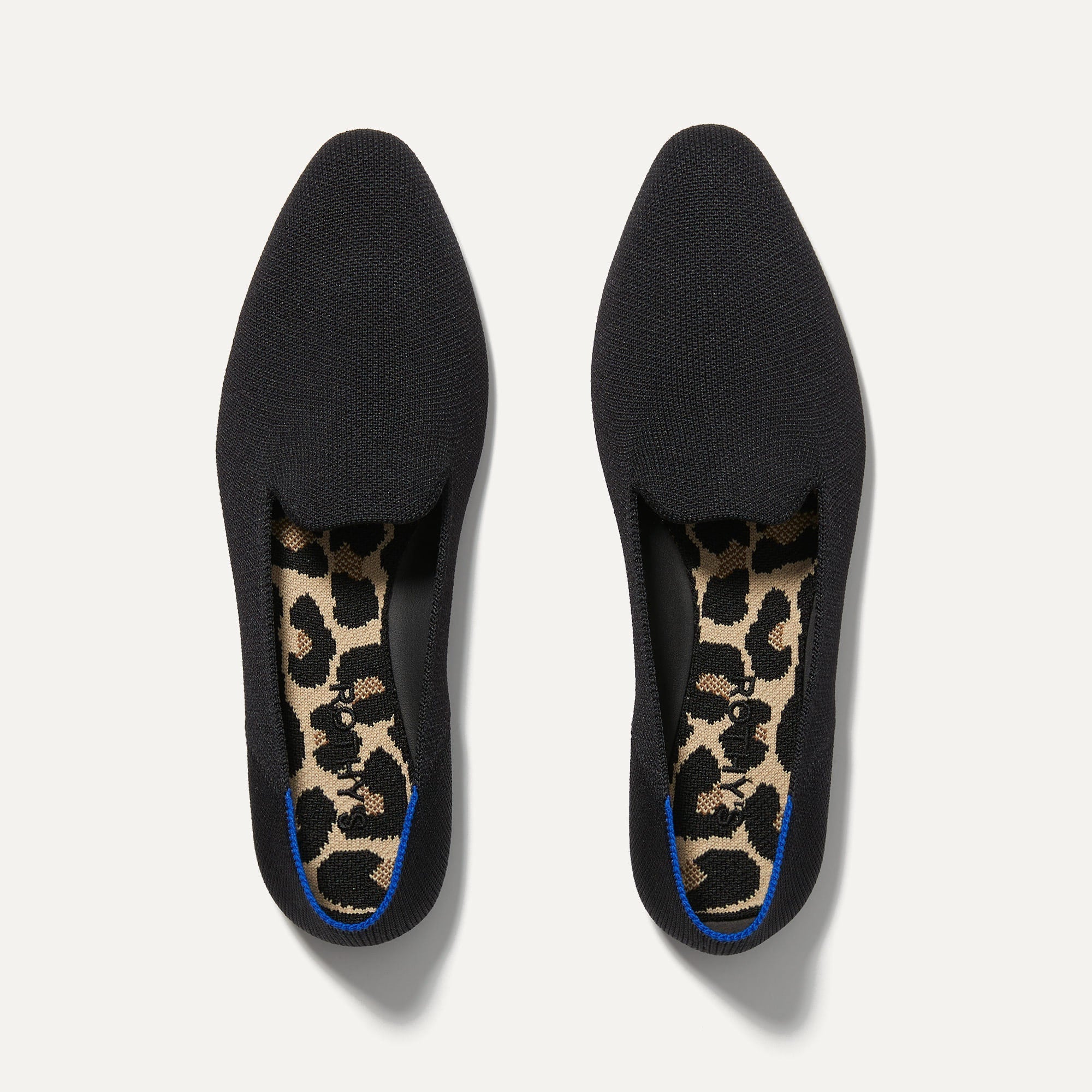 Rothy's The Almond Loafer mocassini donna neri punta mandorla