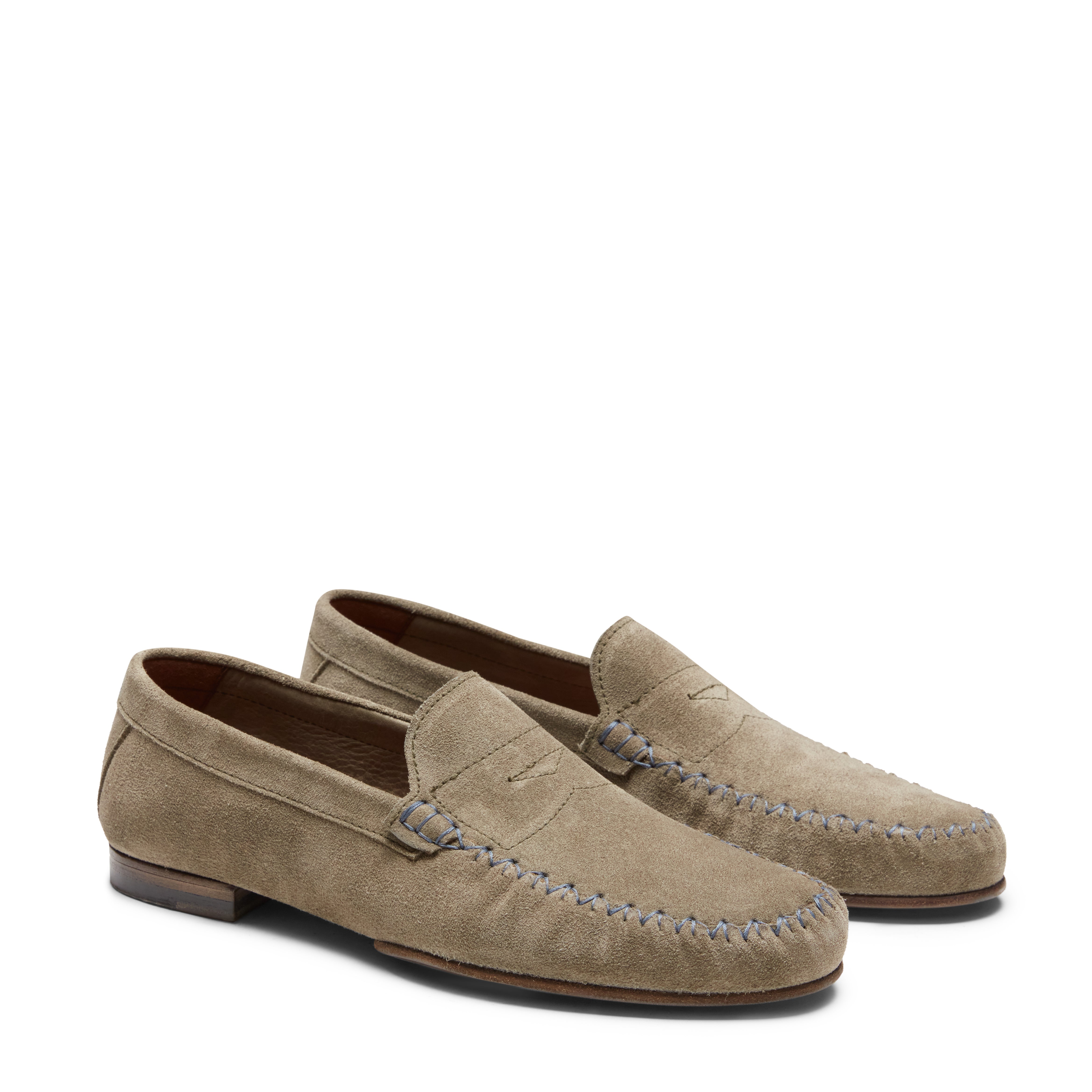F.lli Rossetti 13360 Mocassino Uomo Suede Salvia