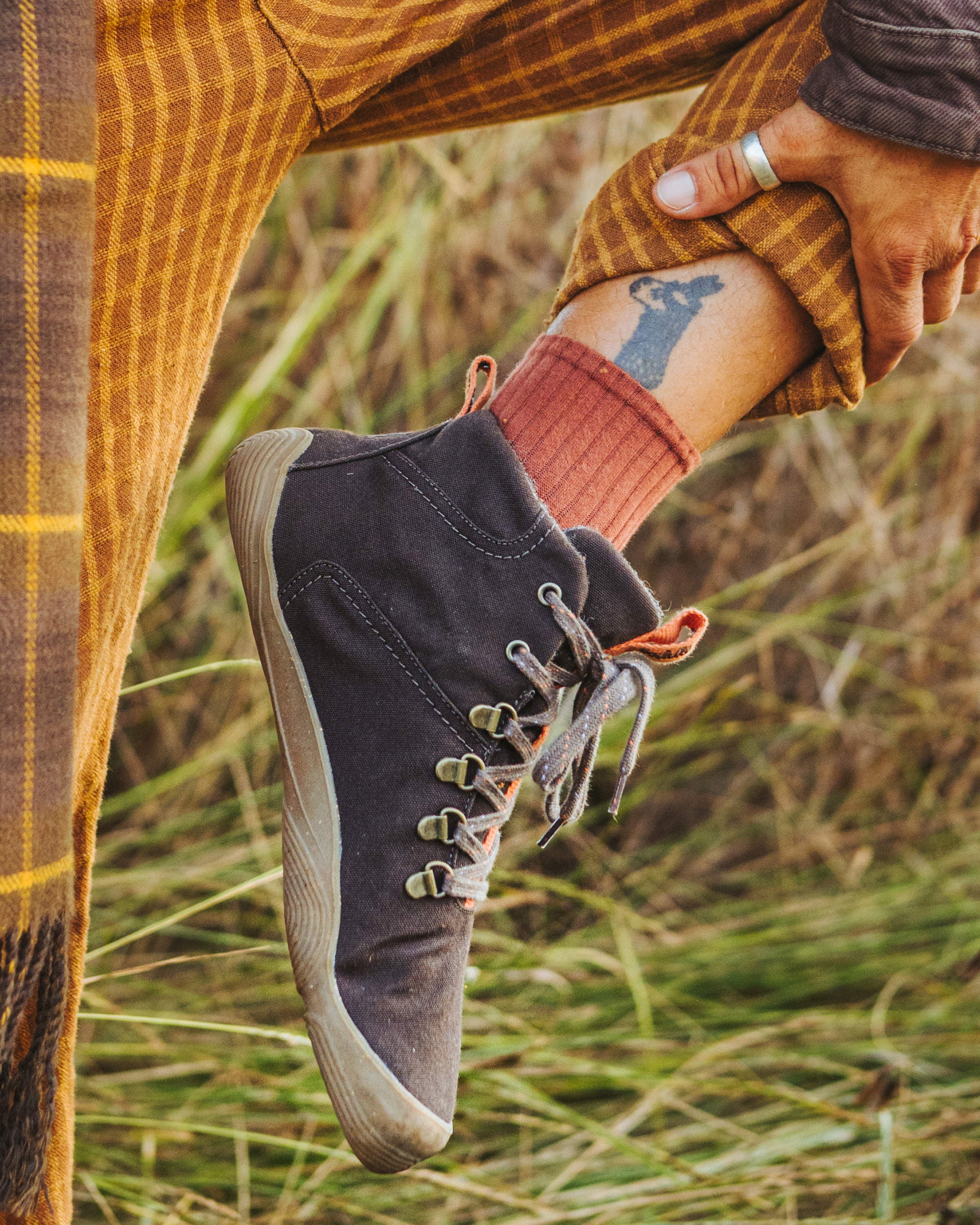 Wildling Shoes Tejo Chocolate scarpe alte marrone membrana