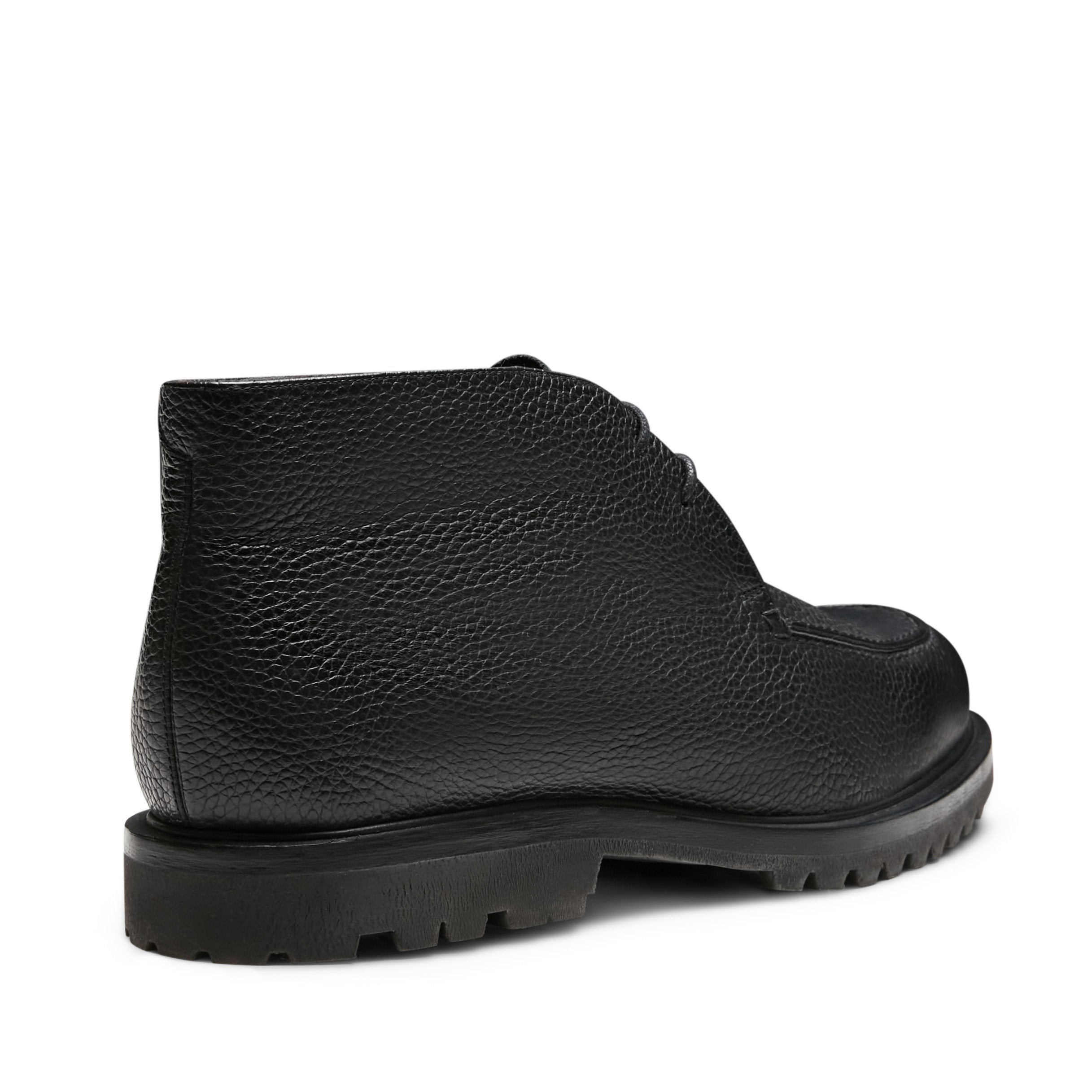 F.lli Rossetti Desert Boot Uomo Pelle Nera Suola Carrarmato