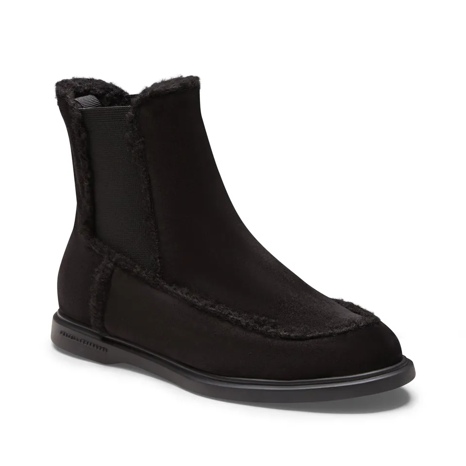 F.lli Rossetti Chelsea 67939 stivaletto donna suede nero