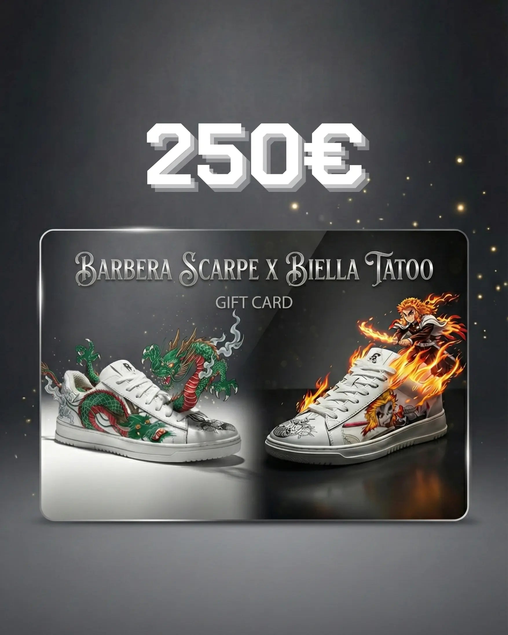 Sandro Barbera & Figli B68 Tattoo gift card scarpe tatuate 150€