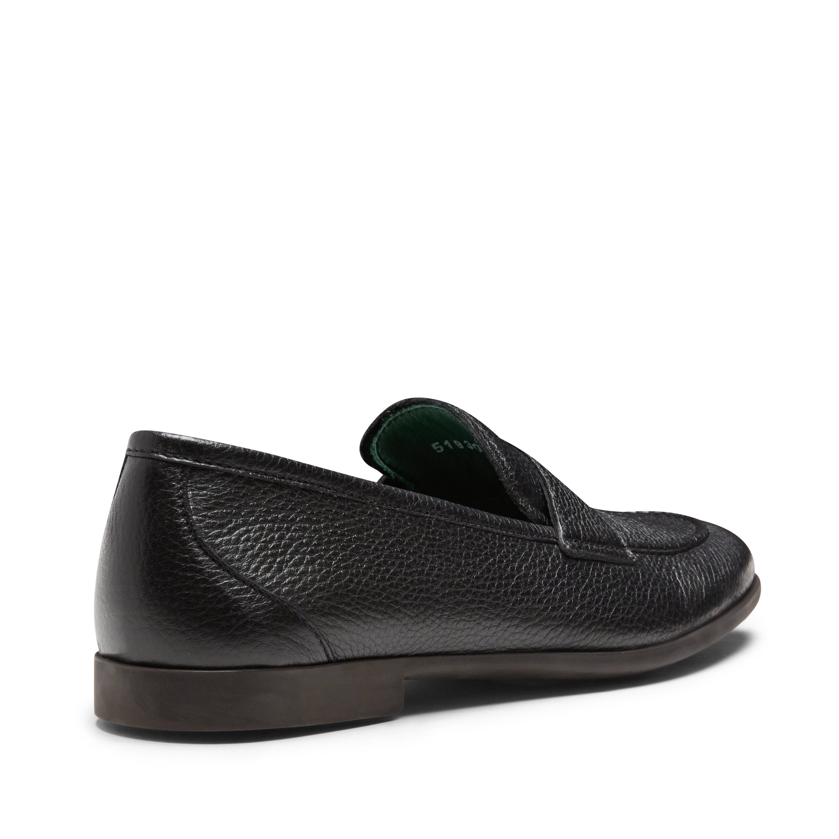 F.lli Rossetti Mocassino Yacht 51930 uomo nero pelle cervo