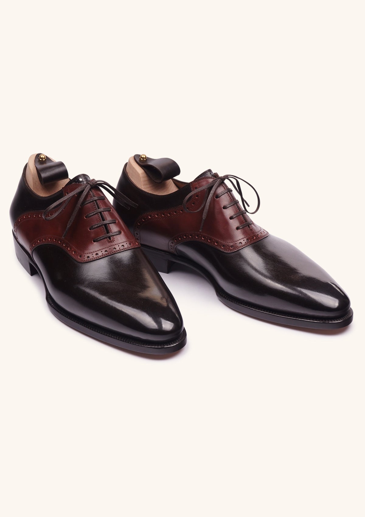 Stefano Bemer Oxfords C6610 stringate marrone 43 cuoio