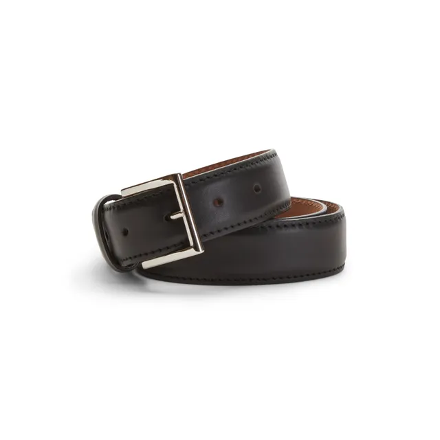 F.lli Rossetti Cintura Uomo Pelle Nera 97538 Fibbia Logo