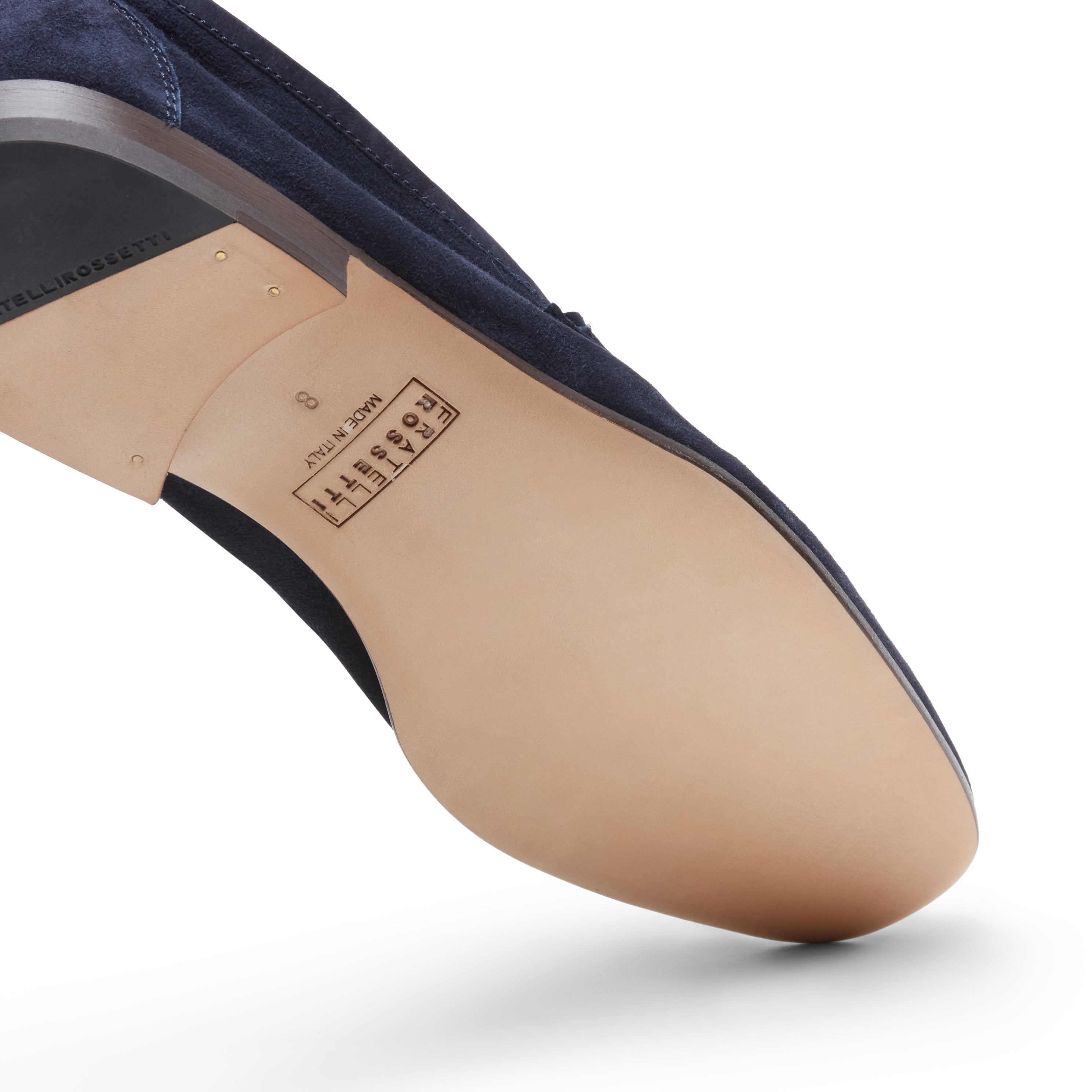 F.lli Rossetti Estate 51834 mocassino uomo marine suede leggero