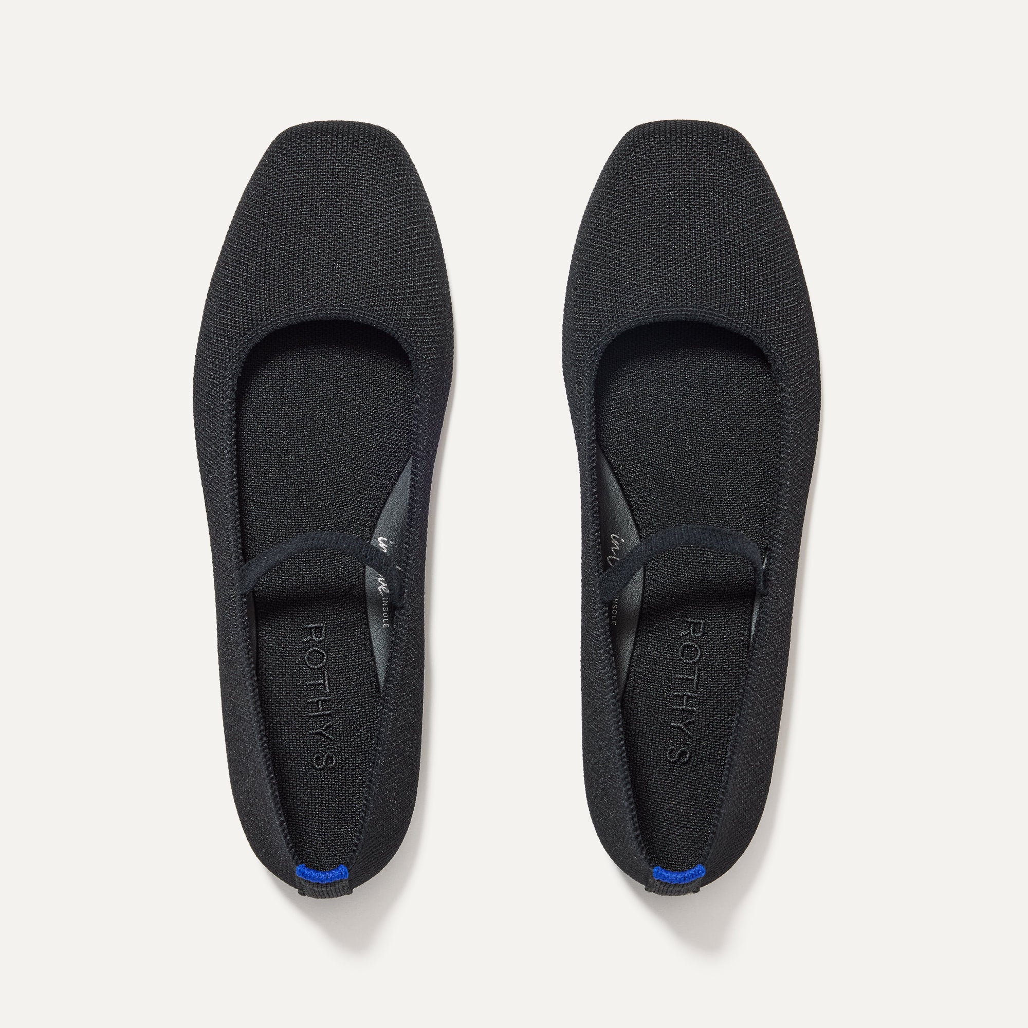 Rothy's The Max Mary Jane ballerine Navy ReVelvet 38