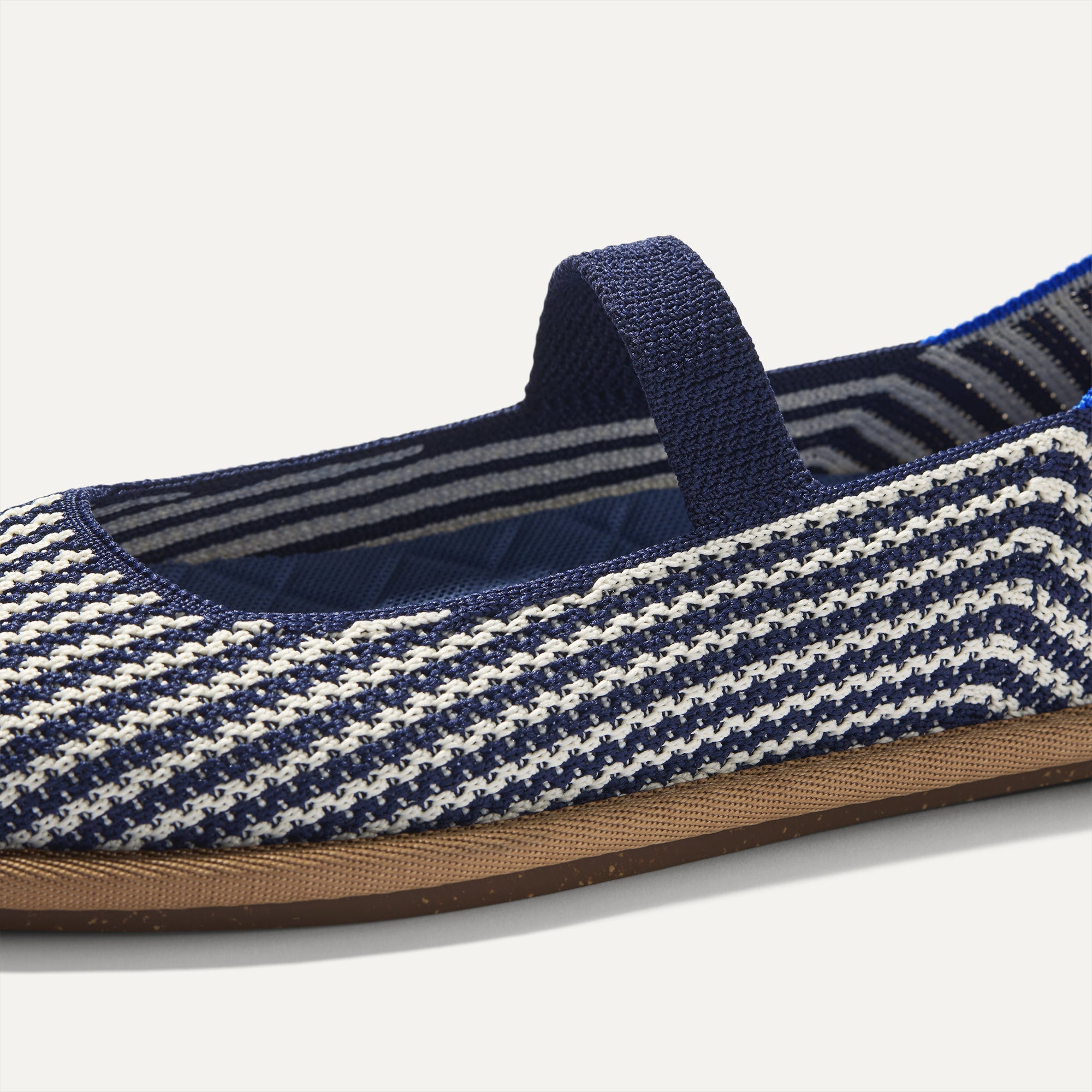 Rothy's The Cruiser Mary Jane ballerine Blackberry Stripe