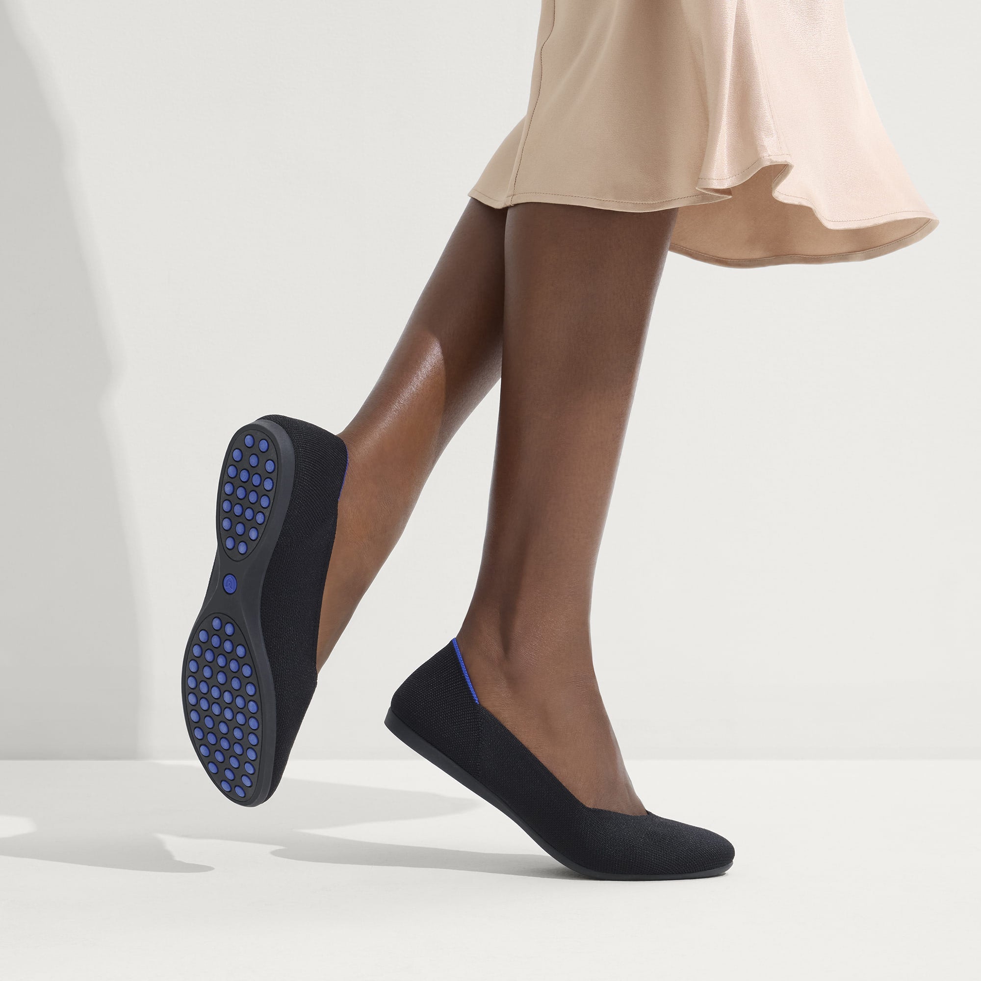 Rothy's The Daily Flat ballerine Black maglia comoda