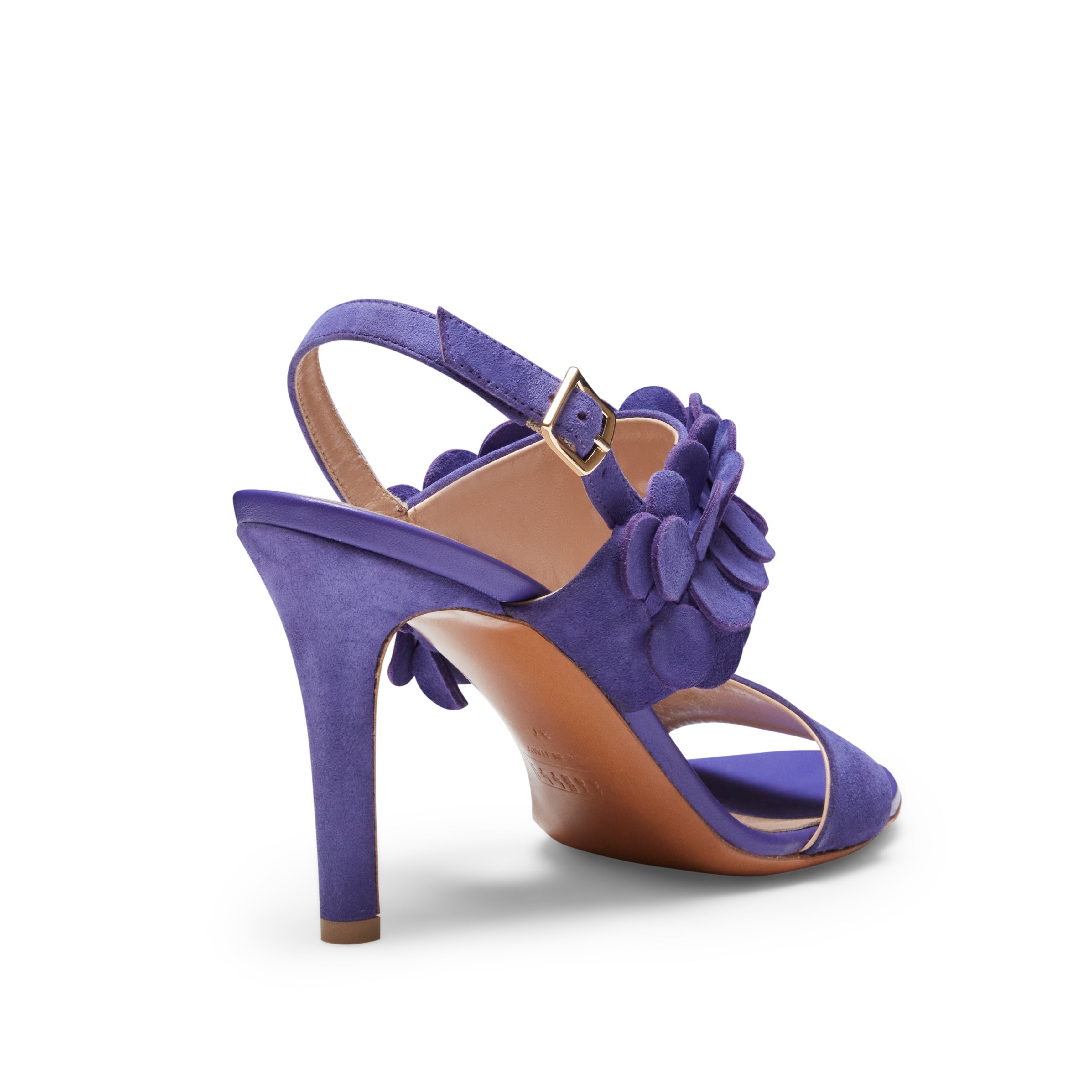 F.lli Rossetti 68261 sandalo viola in suede tacco 90