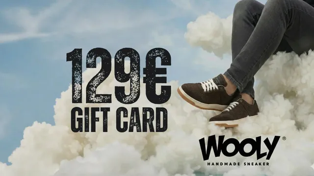 Wooly Gift Card buono regalo sneakers 129 euro made in Italy
