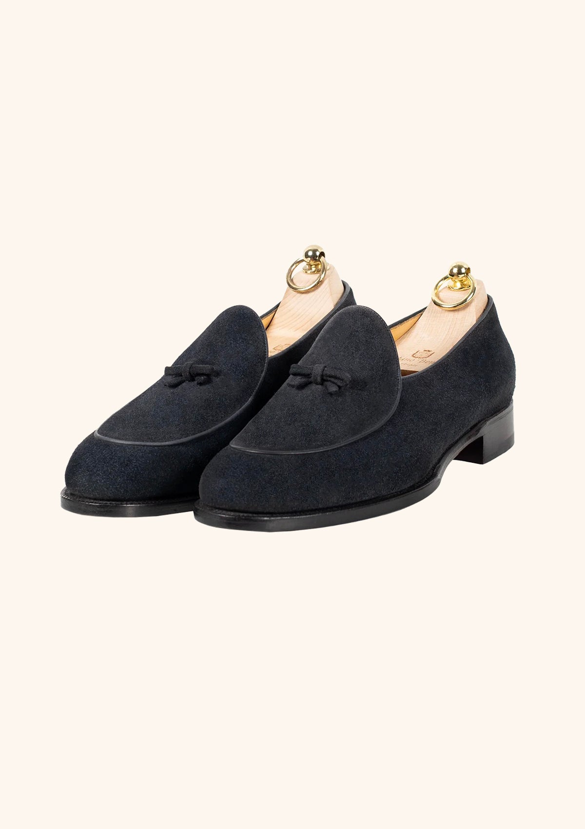 Stefano Bemer Loafers Mocassino Camoscio Blu C1205