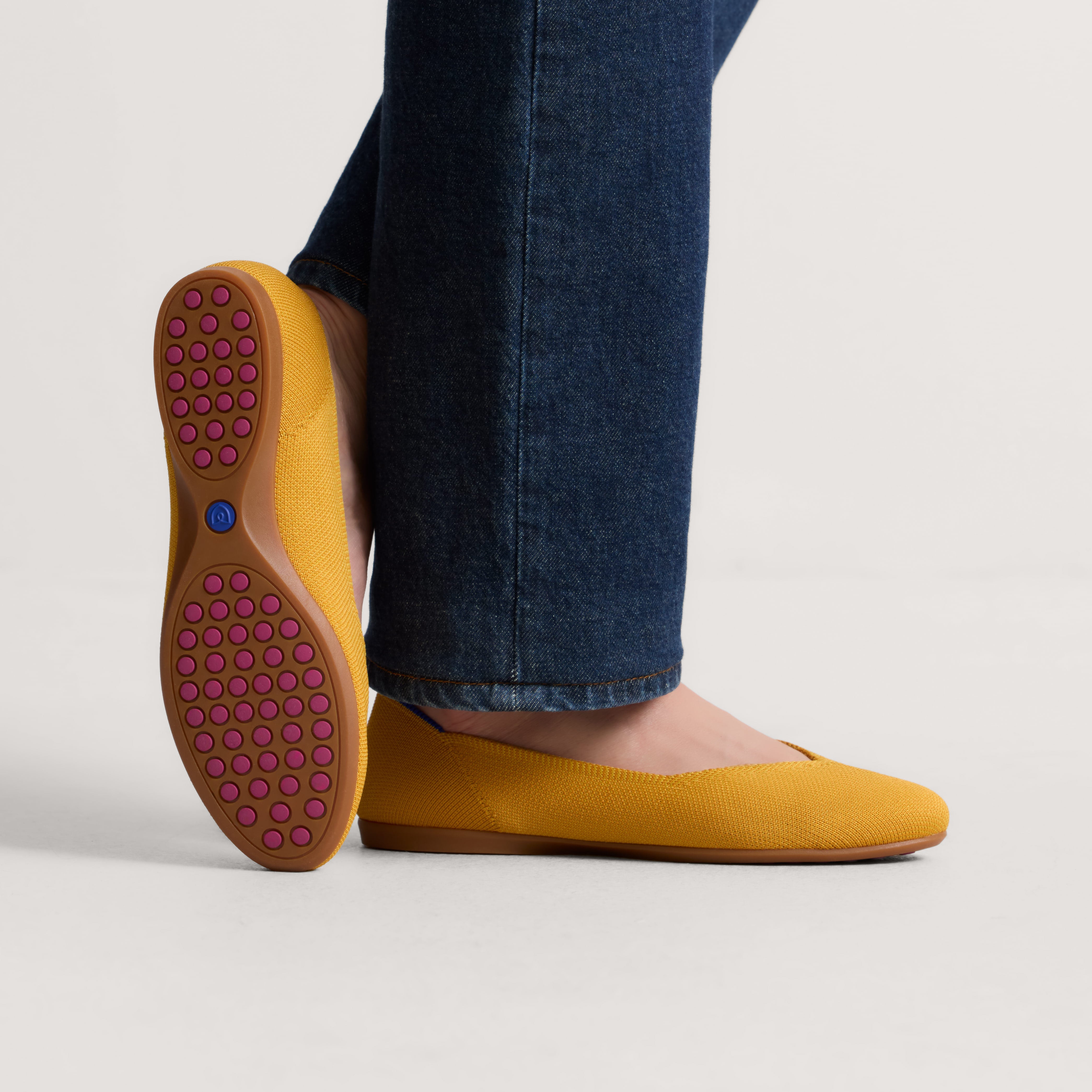 Rothy's The Daily Flat ballerine Marigold maglia comoda