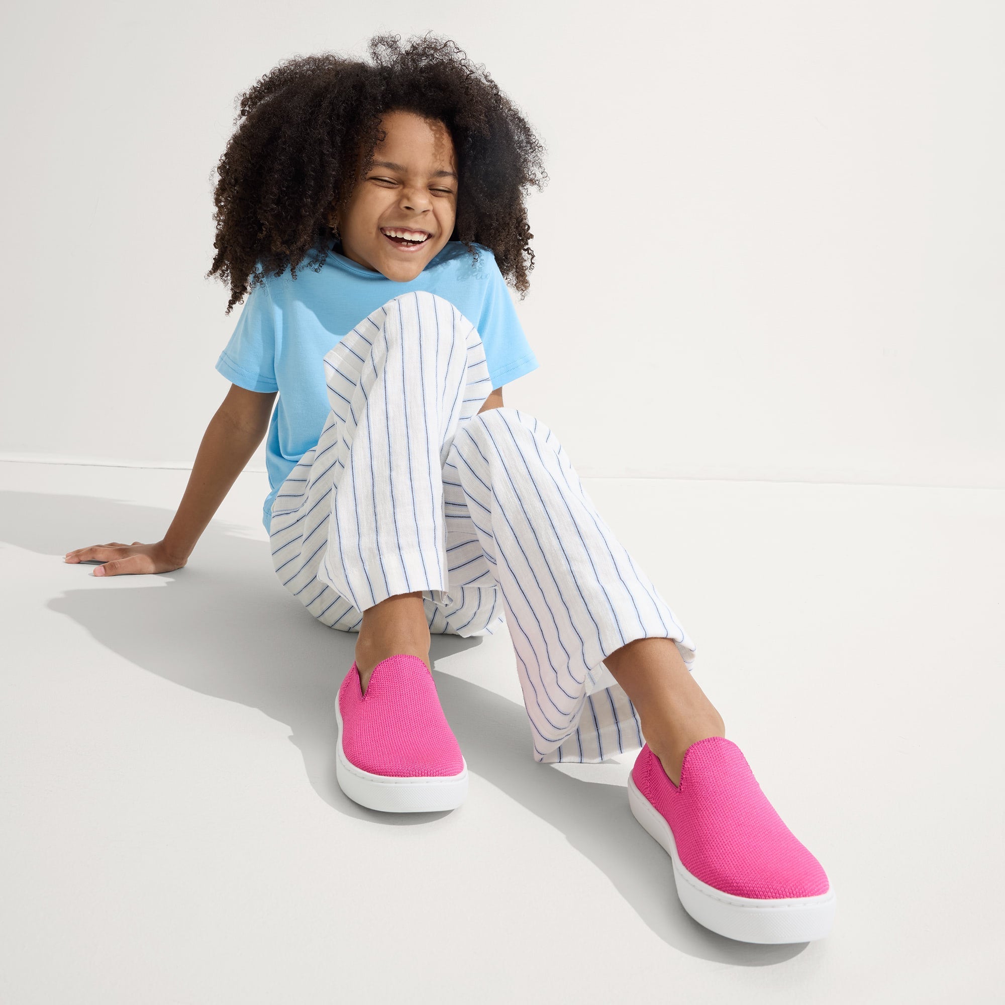 Rothy's The Kids Sneaker sneakers bambino rosa Bubblegum