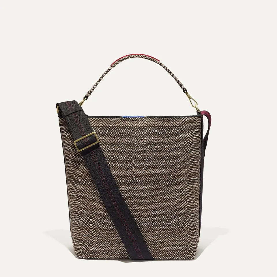 Rothy's The Bucket Bag borsa secchiello cacao spigato
