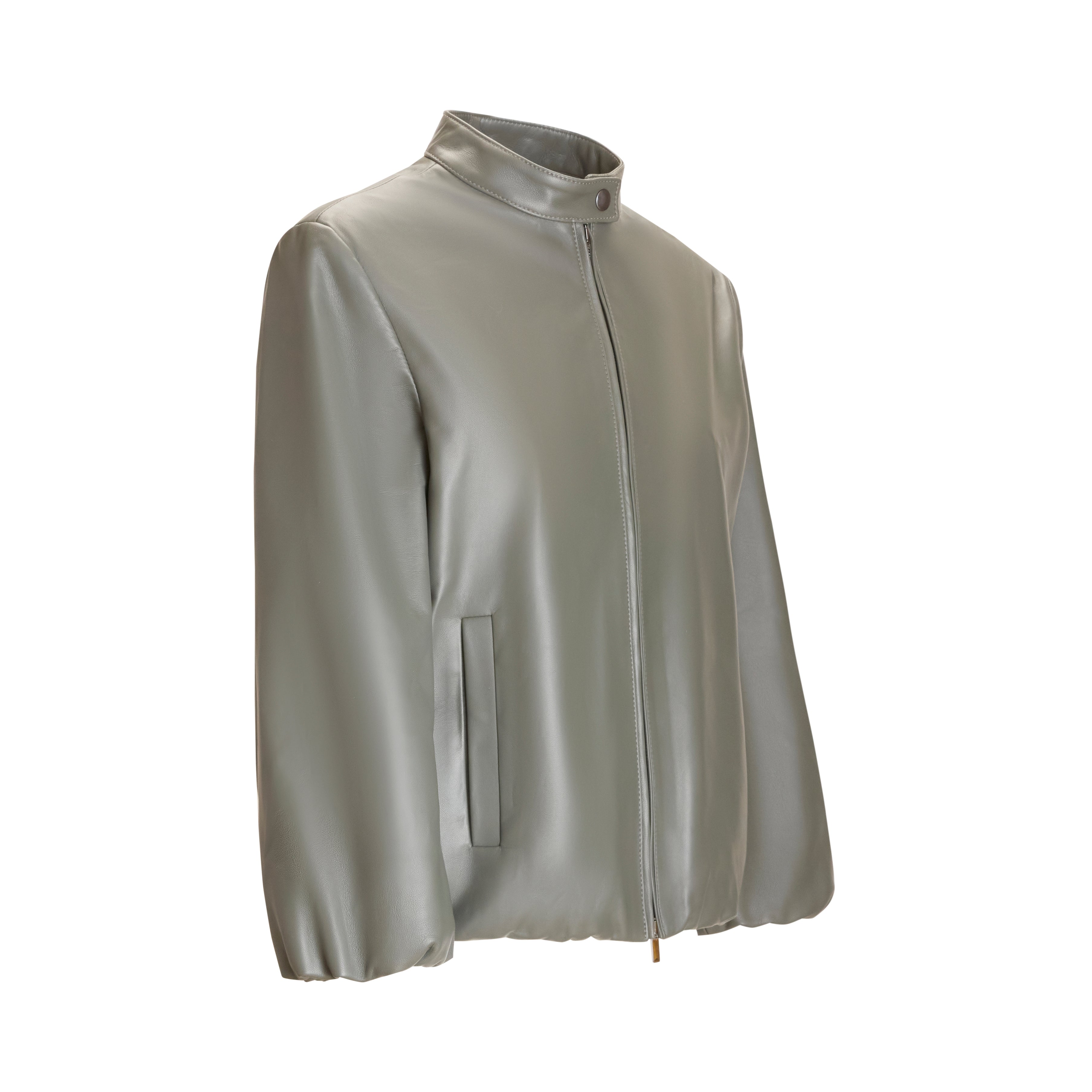 F.lli Rossetti 98407 giubbino donna verde nappa zip