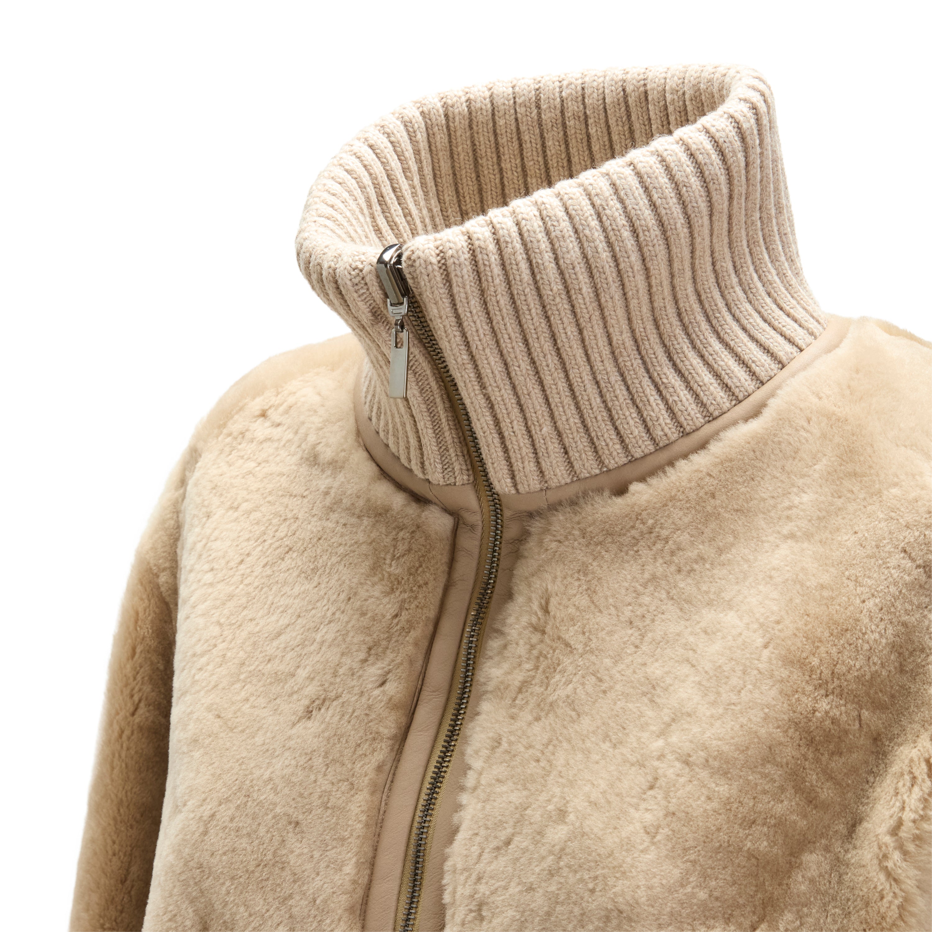 F.lli Rossetti Cappotto Shearling Reversibile Sabbia 98416