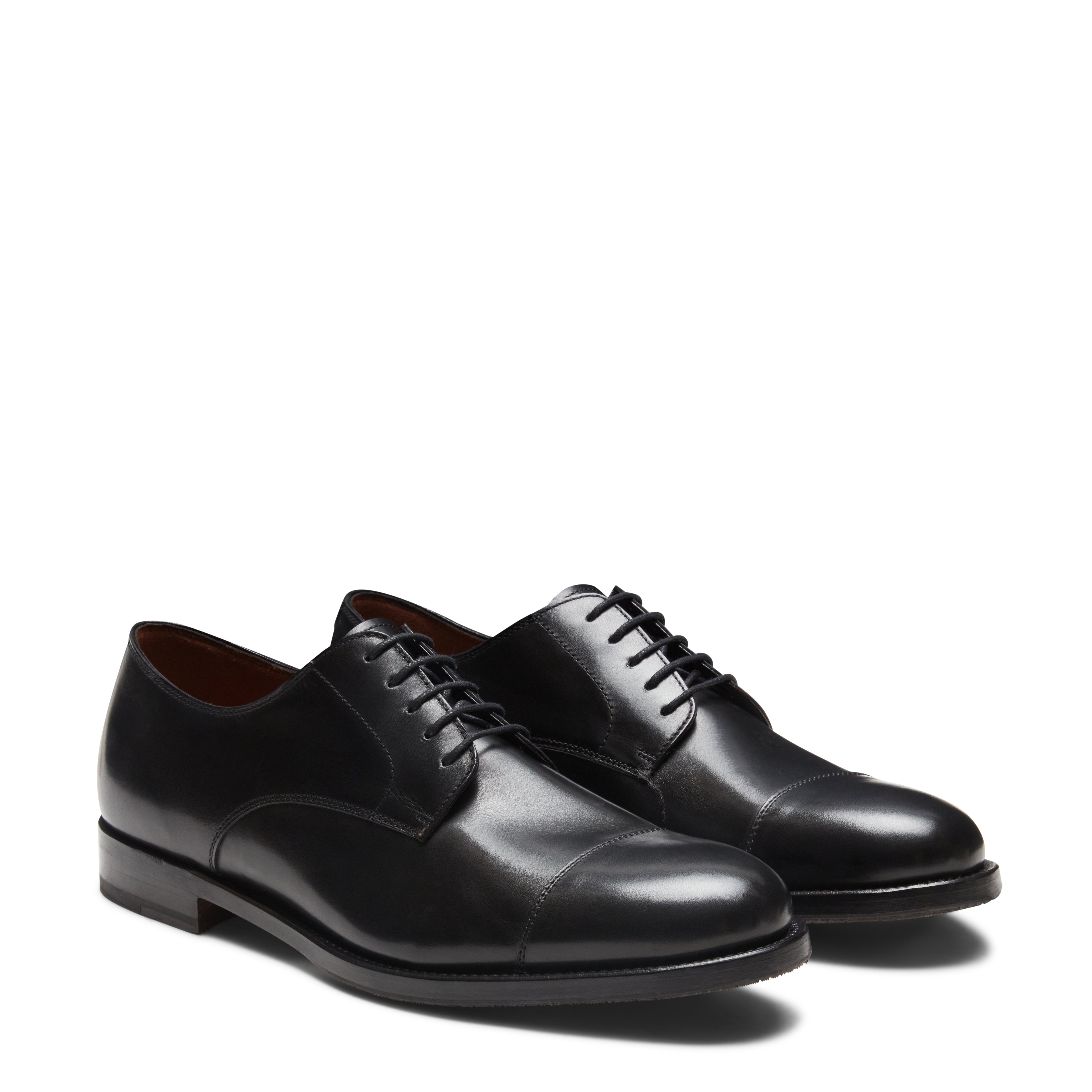 F.lli Rossetti 11250 Derby pelle uomo nero suola cuoio