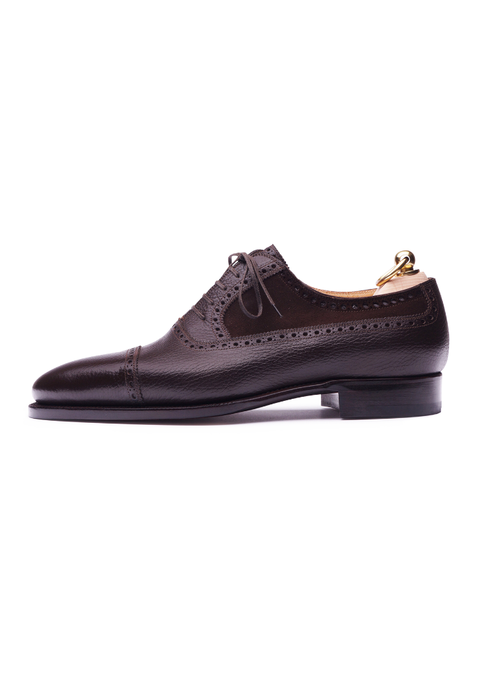Stefano Bemer Classica C6260 Oxford Uomo Testa di Moro 42