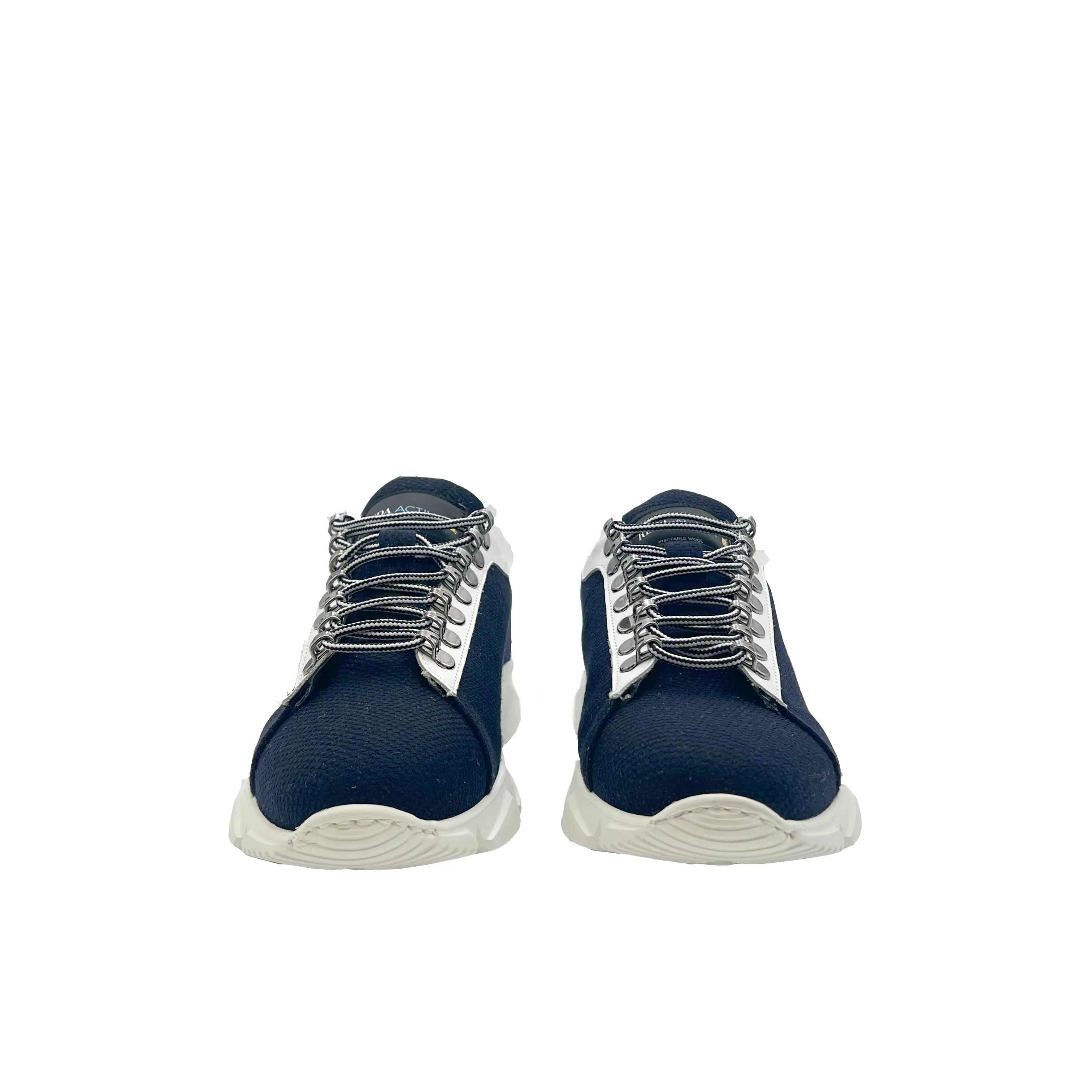 Sandro Barbera Wooly Lite sneakers unisex blu lana Merino