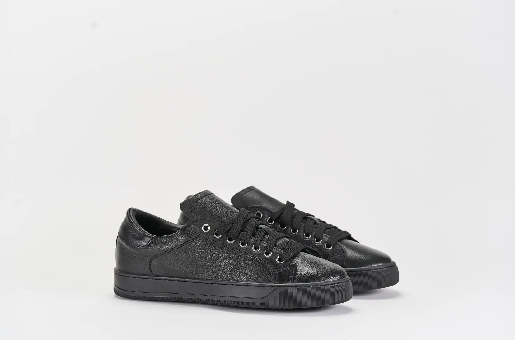 Sandro Barbera B68 Chill sneaker uomo nero pelle bufalo