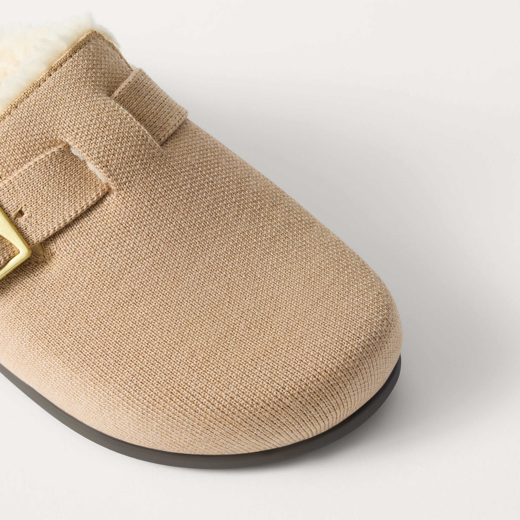 Rothy's The Teddy Buckle Clog zoccoli donna Honey lana merino