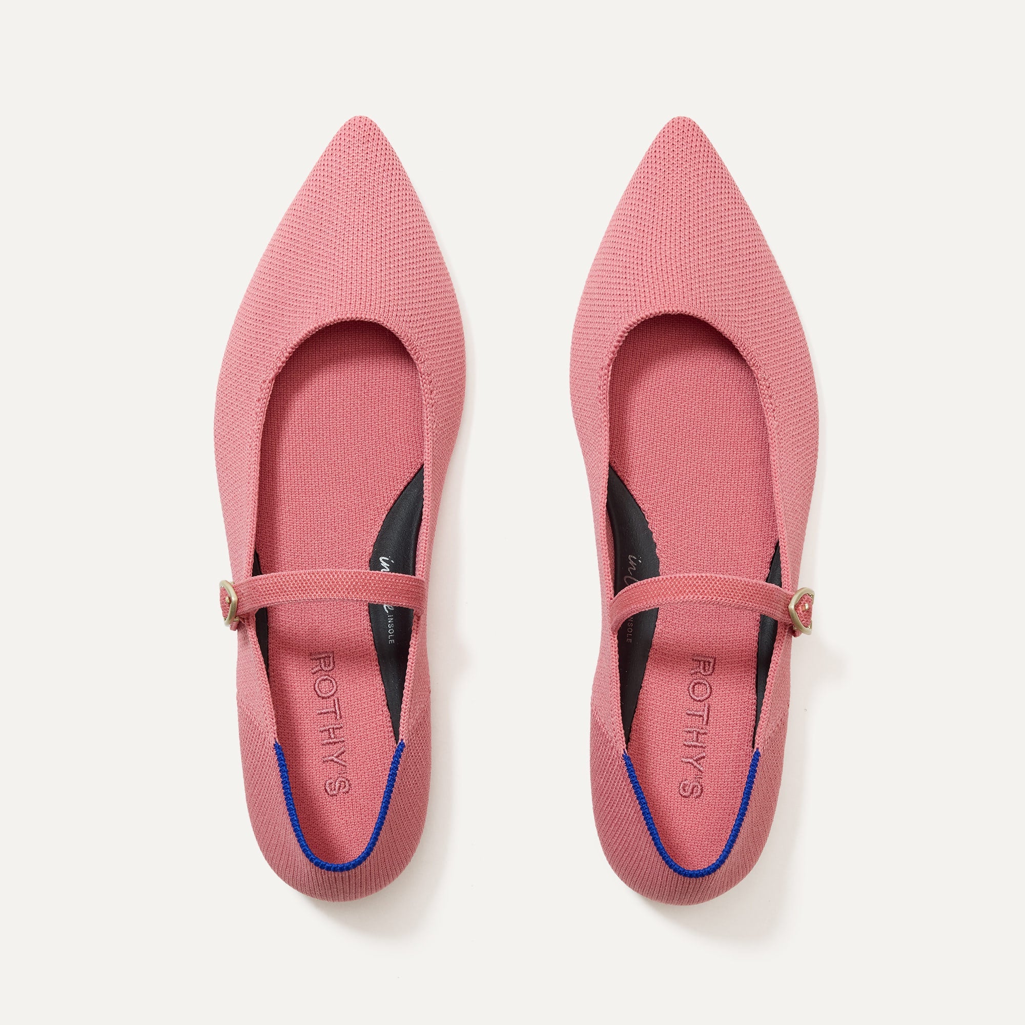 Rothy's Point Mary Jane II ballerine Amber Cat