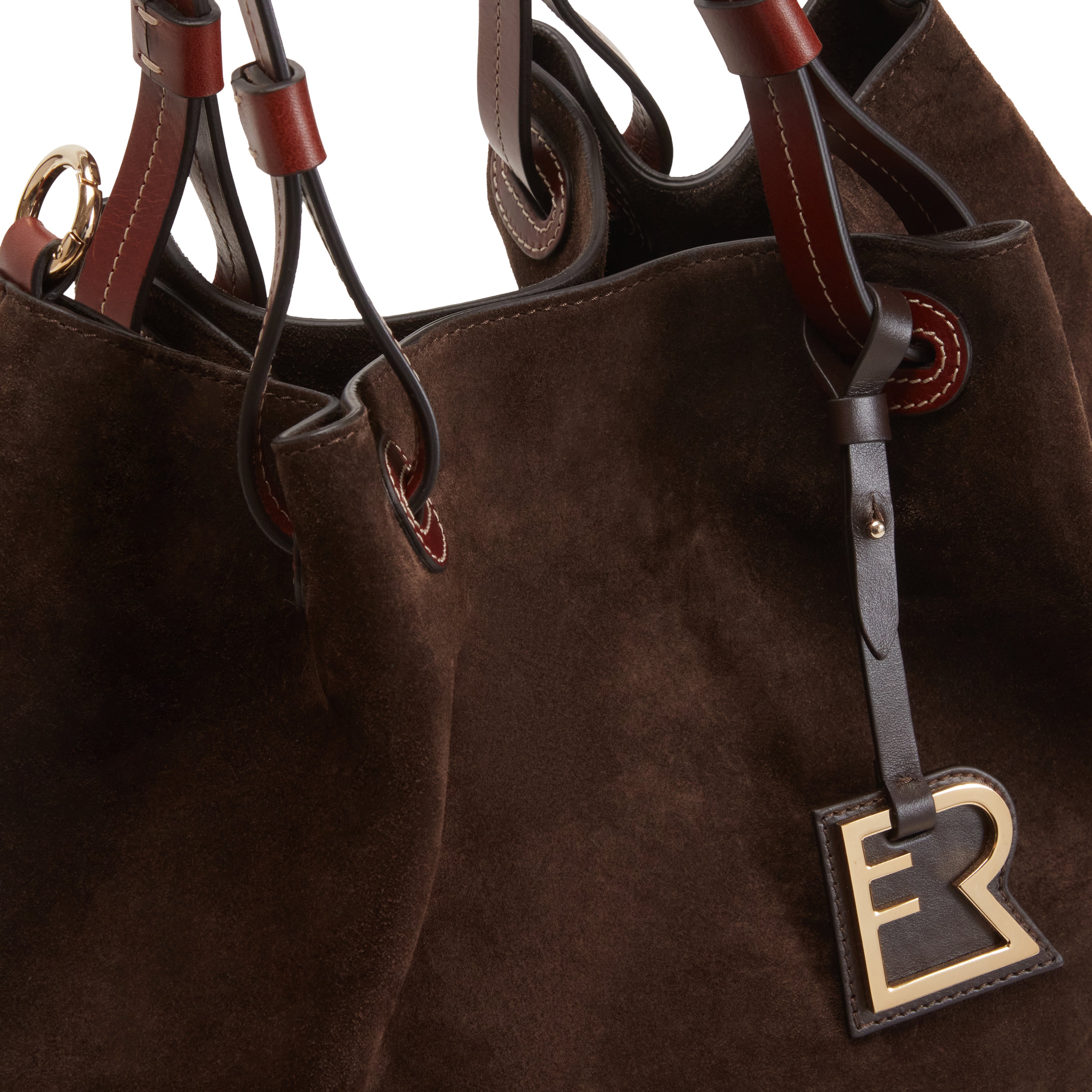F.lli Rossetti Royal Tote Borsa Donna Camoscio Cacao