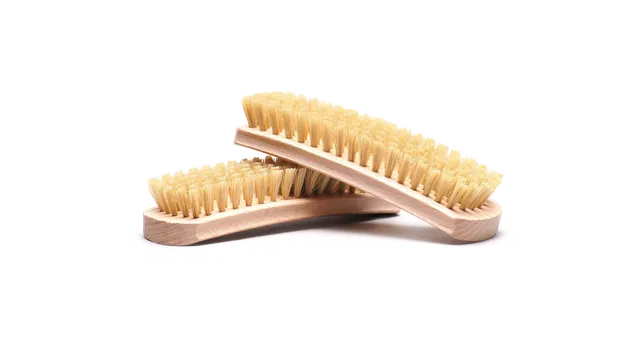 Stefano Bemer spazzola scarpe setole corte legno
