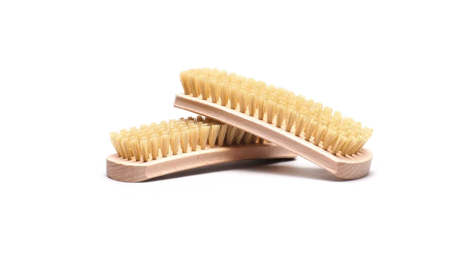 Stefano Bemer spazzola scarpe setole corte legno