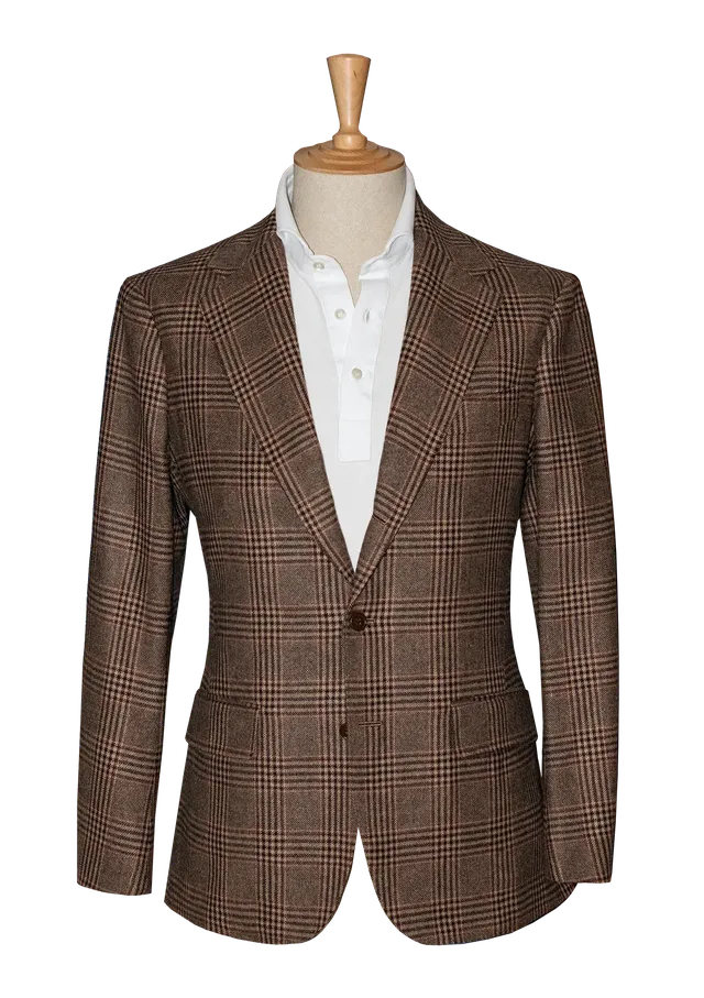 Stefano Bemer Blazers giacca lana marrone taglia 50
