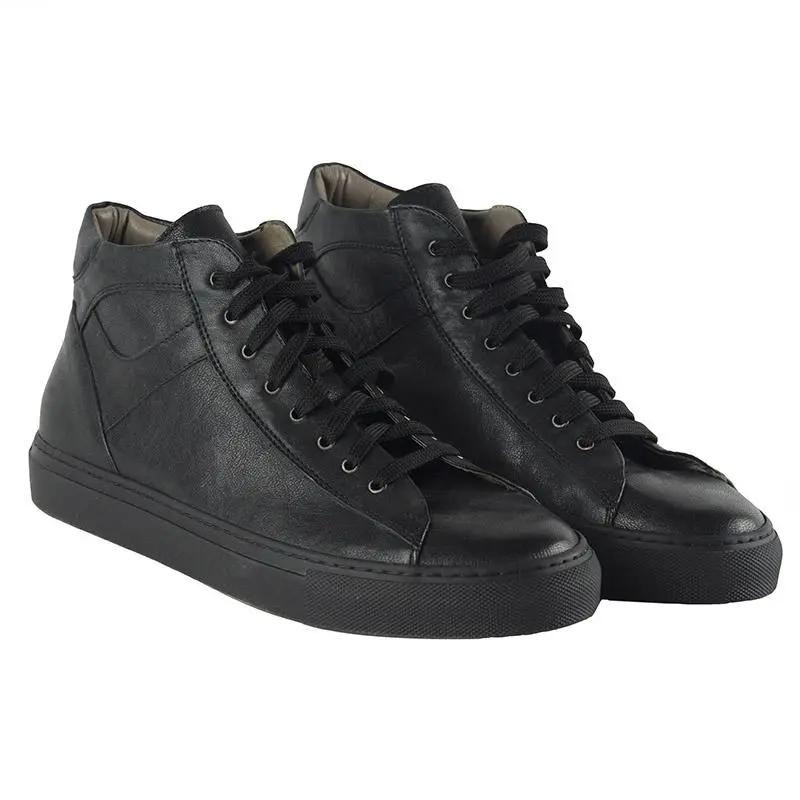 Sandro Barbera 1233 Sneaker Jersey sneaker uomo pelle nera