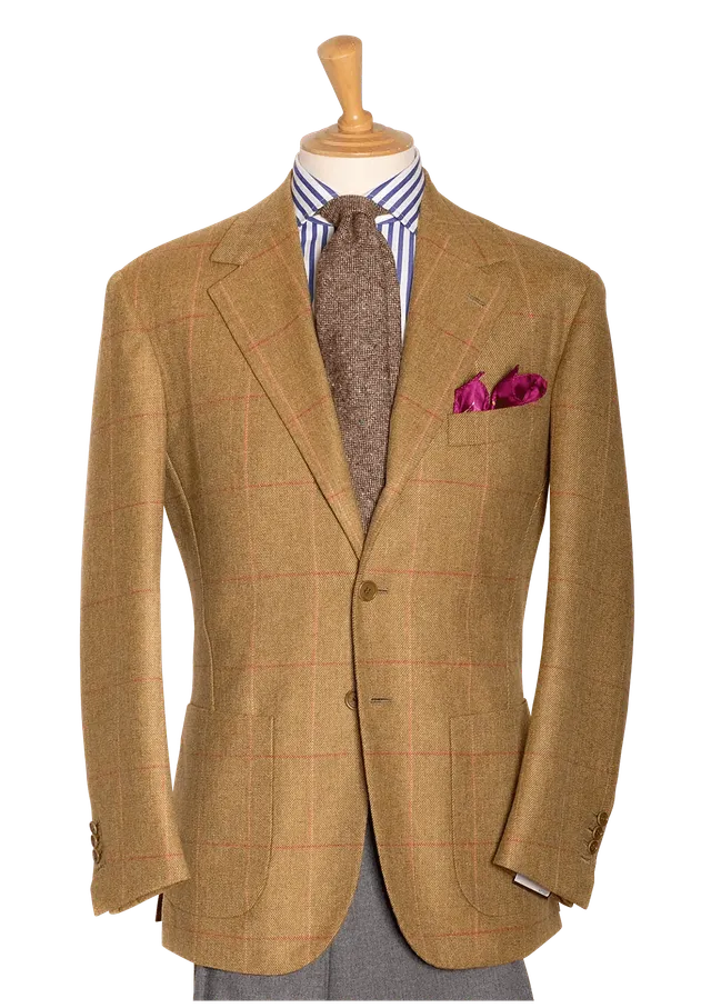 Stefano Bemer Blazers SV2027 giacca tweed caramello