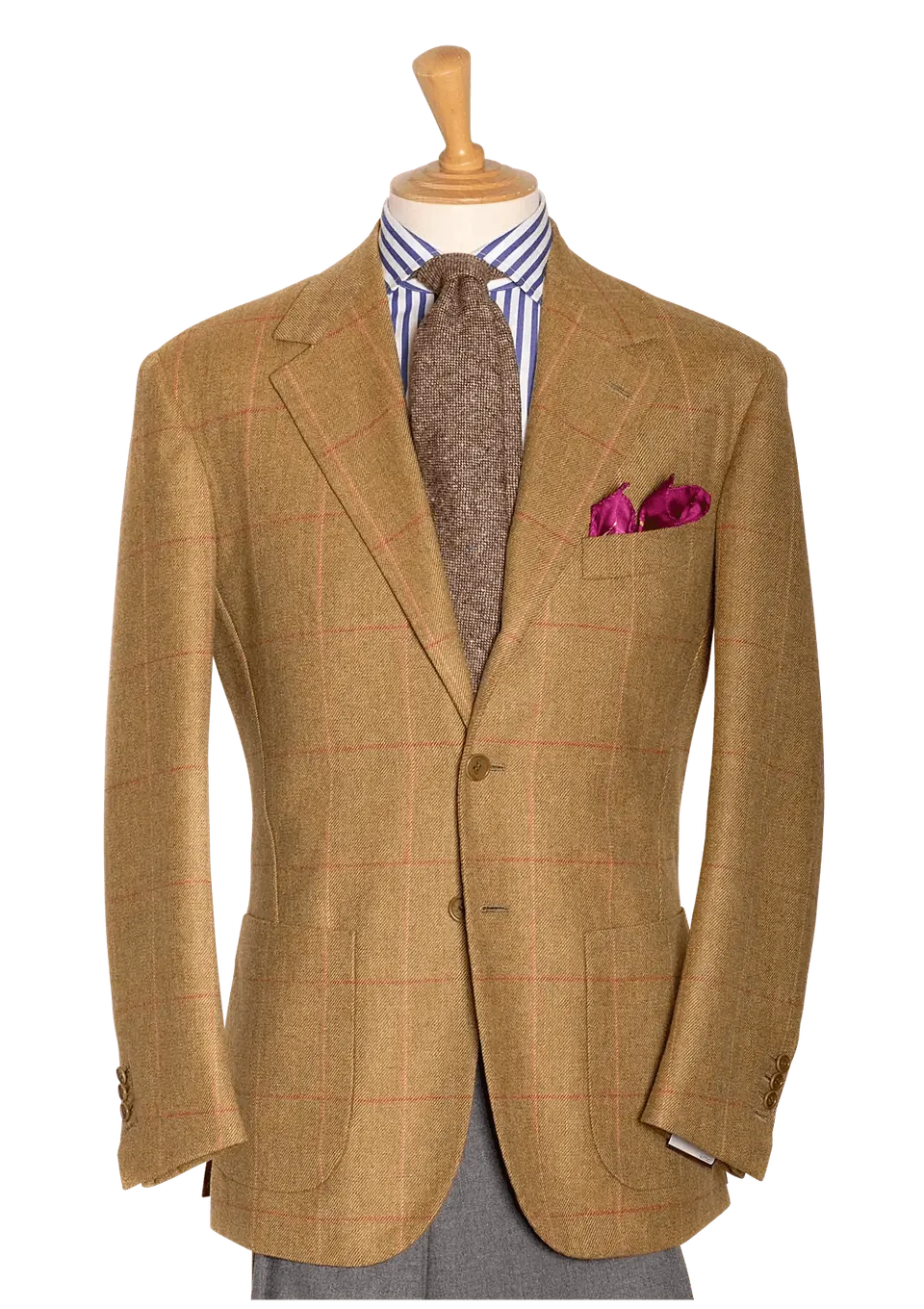 Stefano Bemer Blazers SV2027 giacca tweed caramello